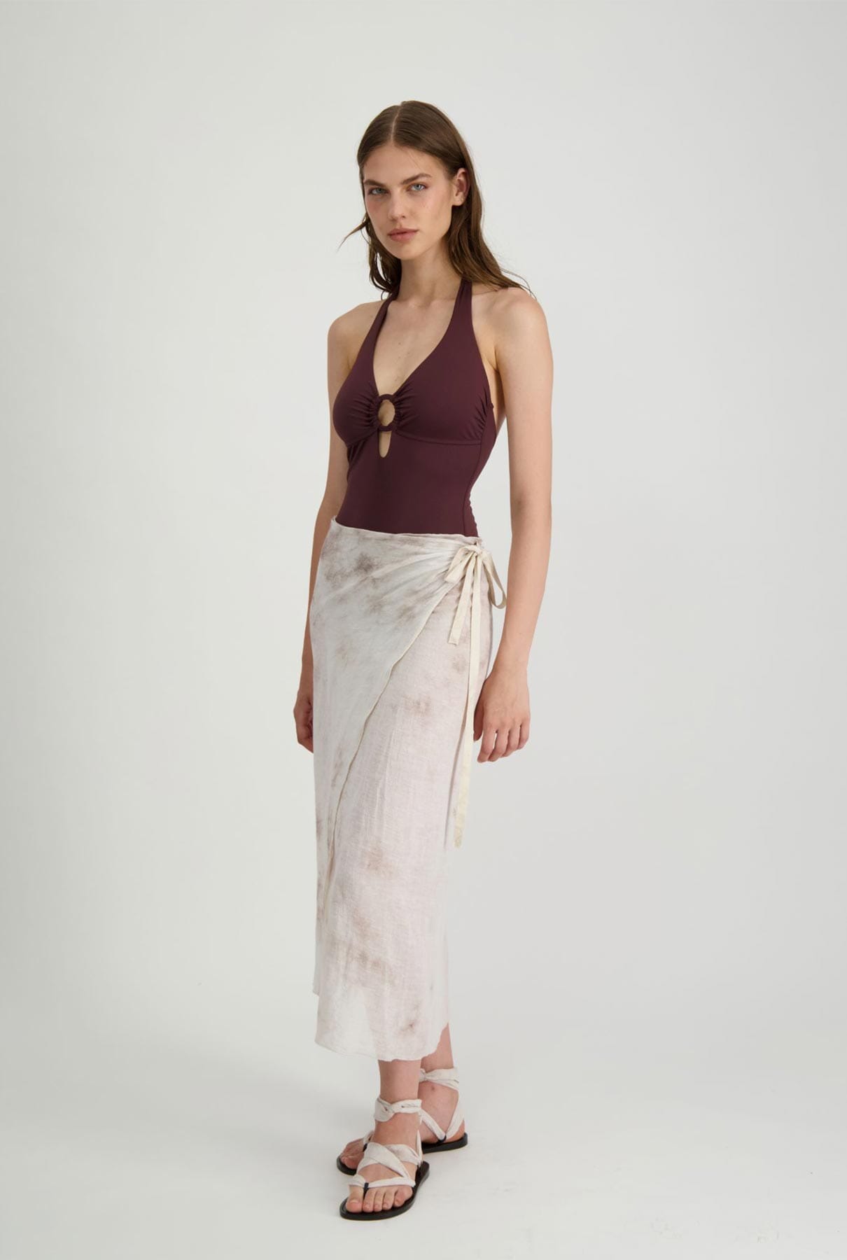 PAREO RED Skirts Commelle