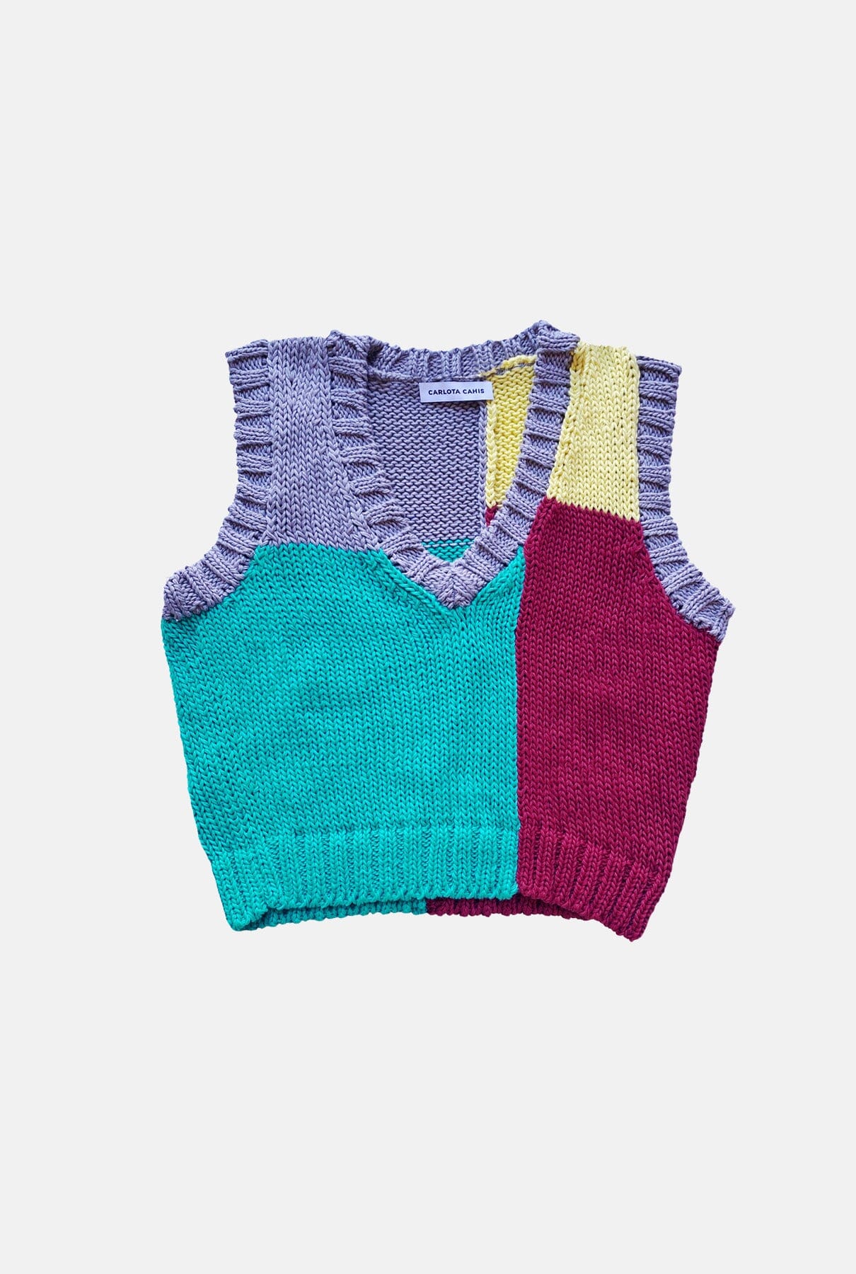 Patchwork Vest Fields Vests Carlota Cahis