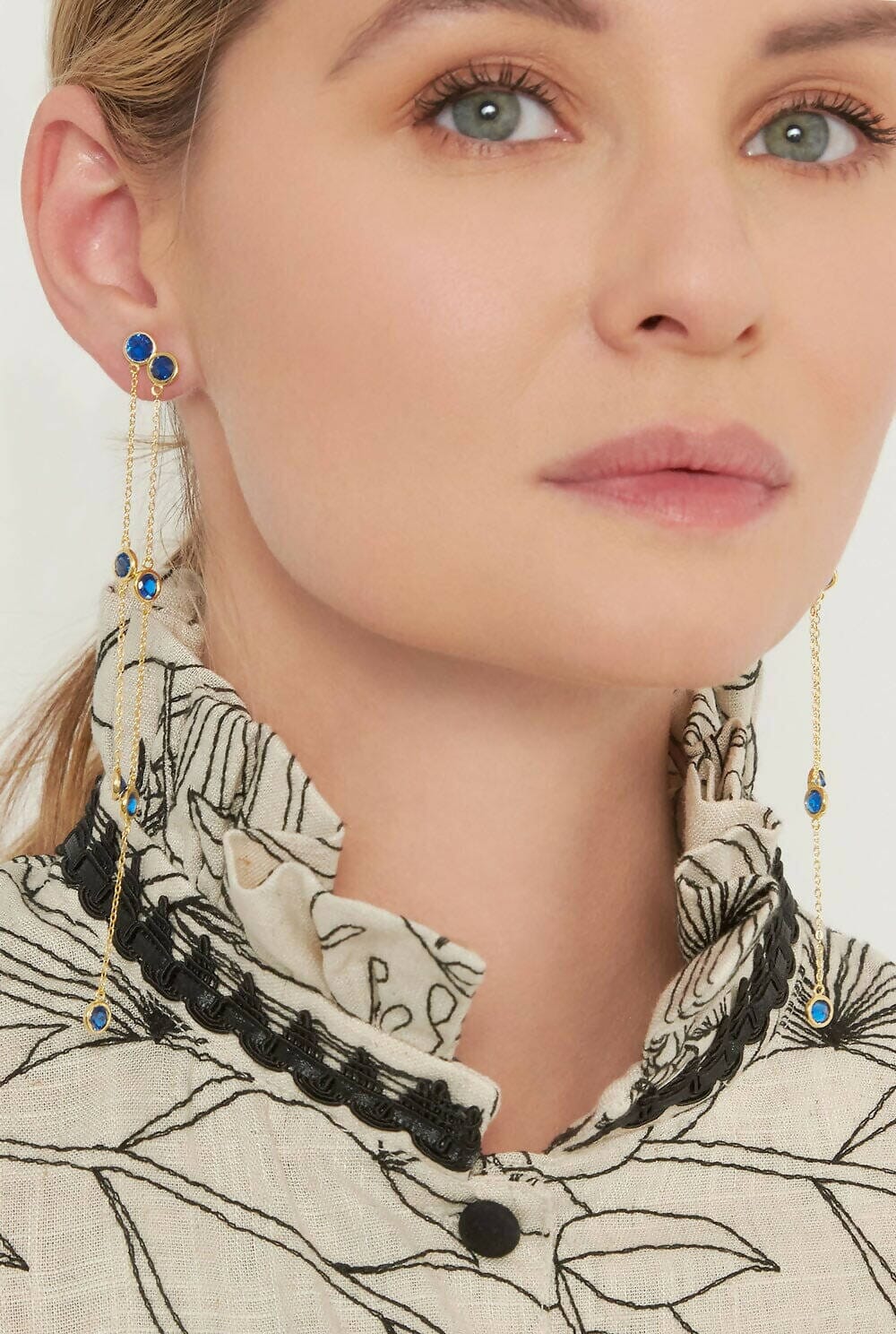 Pendiente Sirius Azul Pendientes Coolook