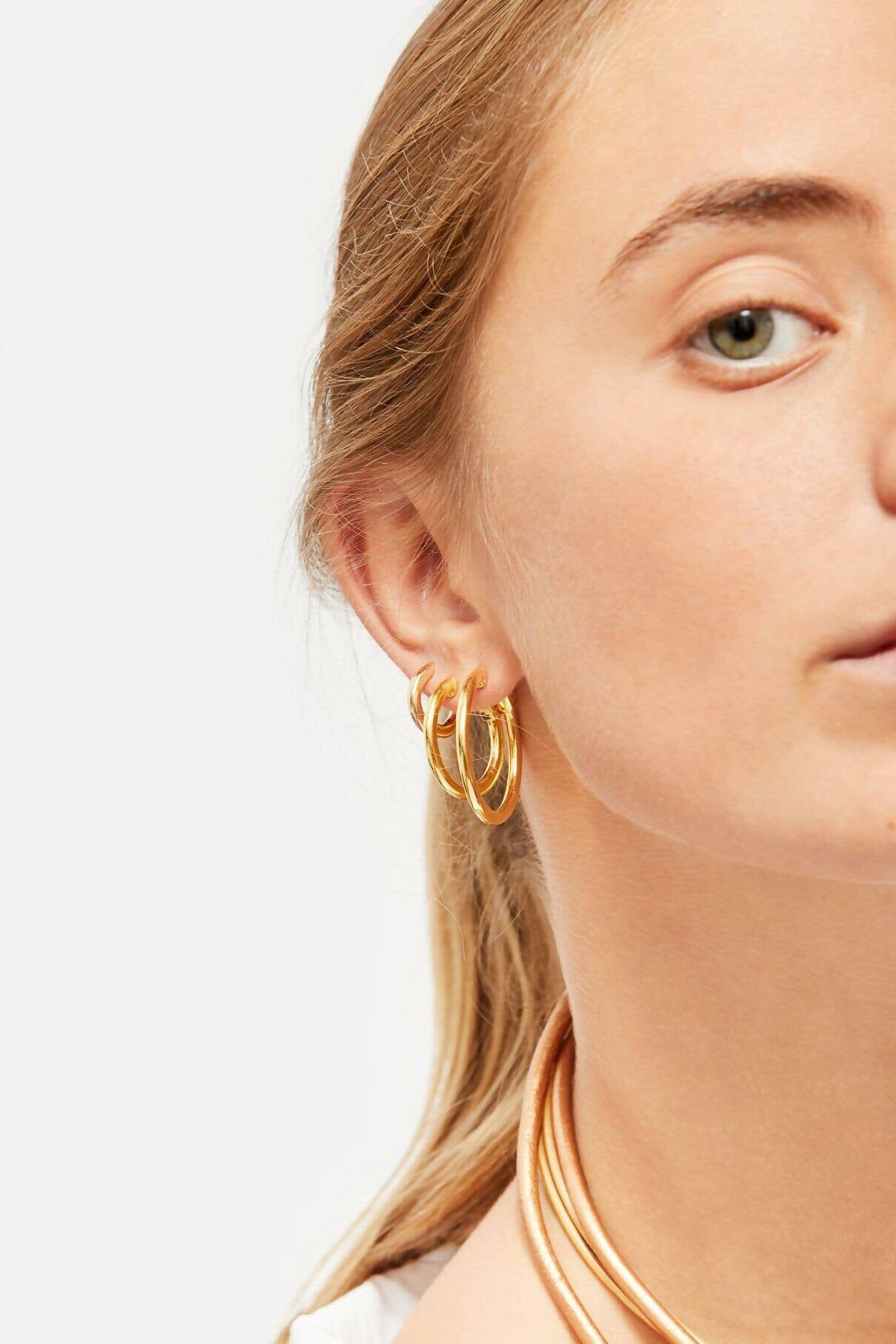 Pendientes Aro Dorado Pendientes Coolook