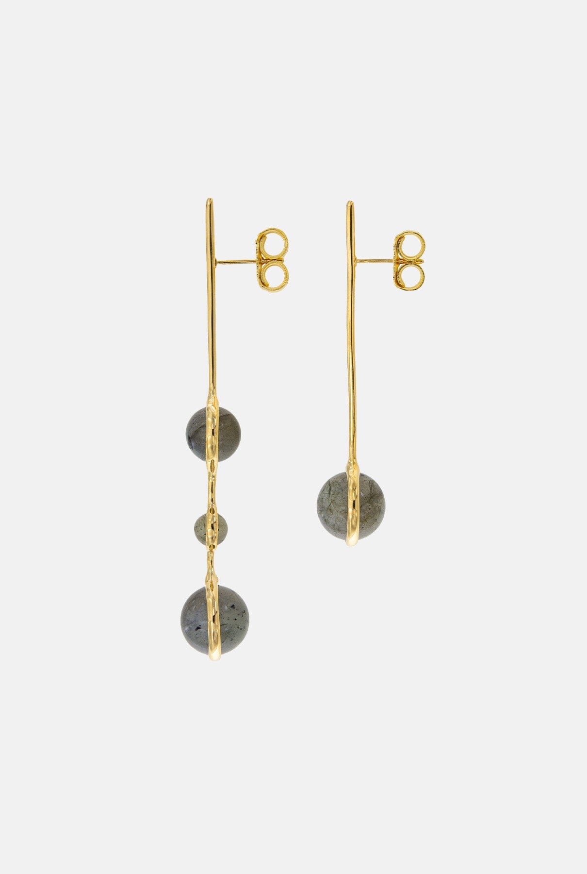 Pendientes Crisálida labradorita Earrings Coolook