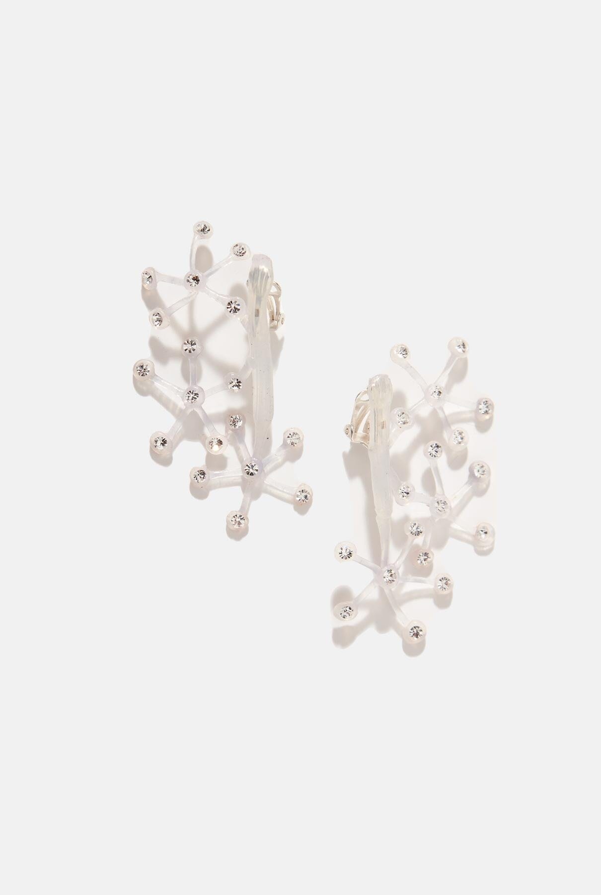 Pendientes Fernandina Transparente Piedra Cristal Earrings Joaquin Blanco