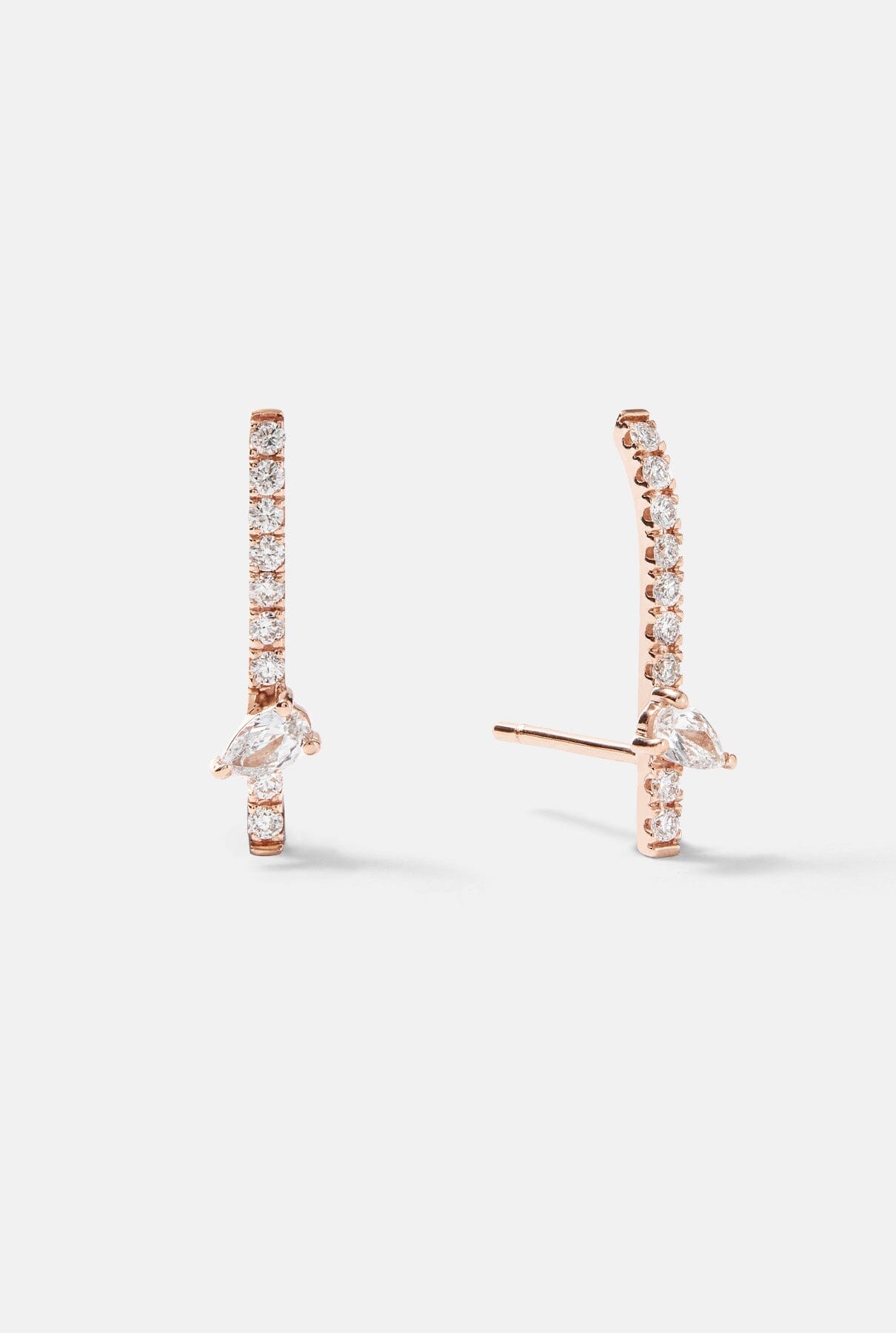 Pendientes HERITE D Earrings Gold & Roses