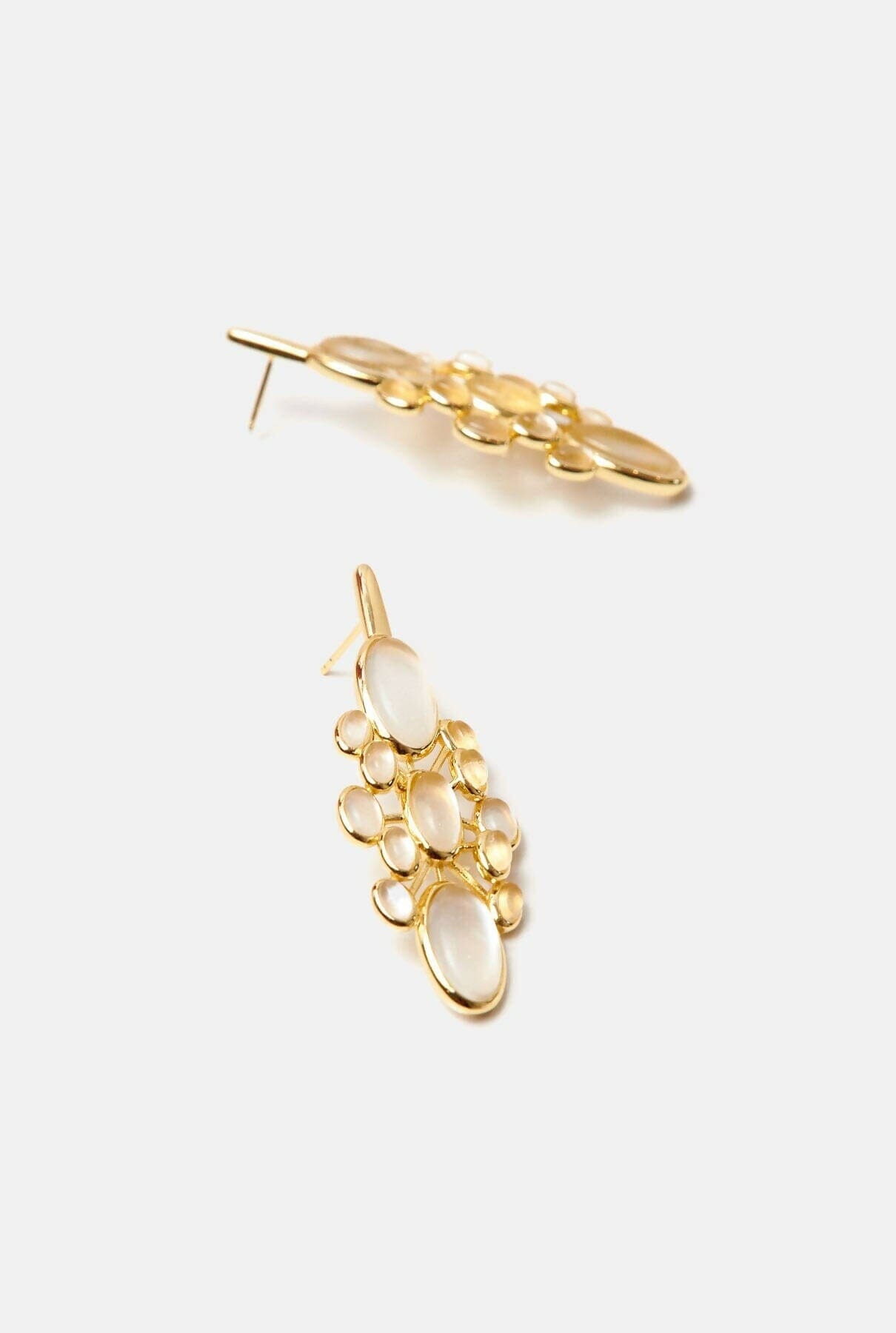 Pendientes Itten con madreperla blanca Pendientes Coolook