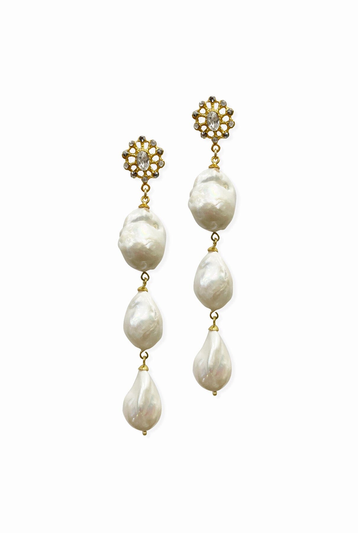 Pendientes Maxi Perlas Earrings M de Paulet