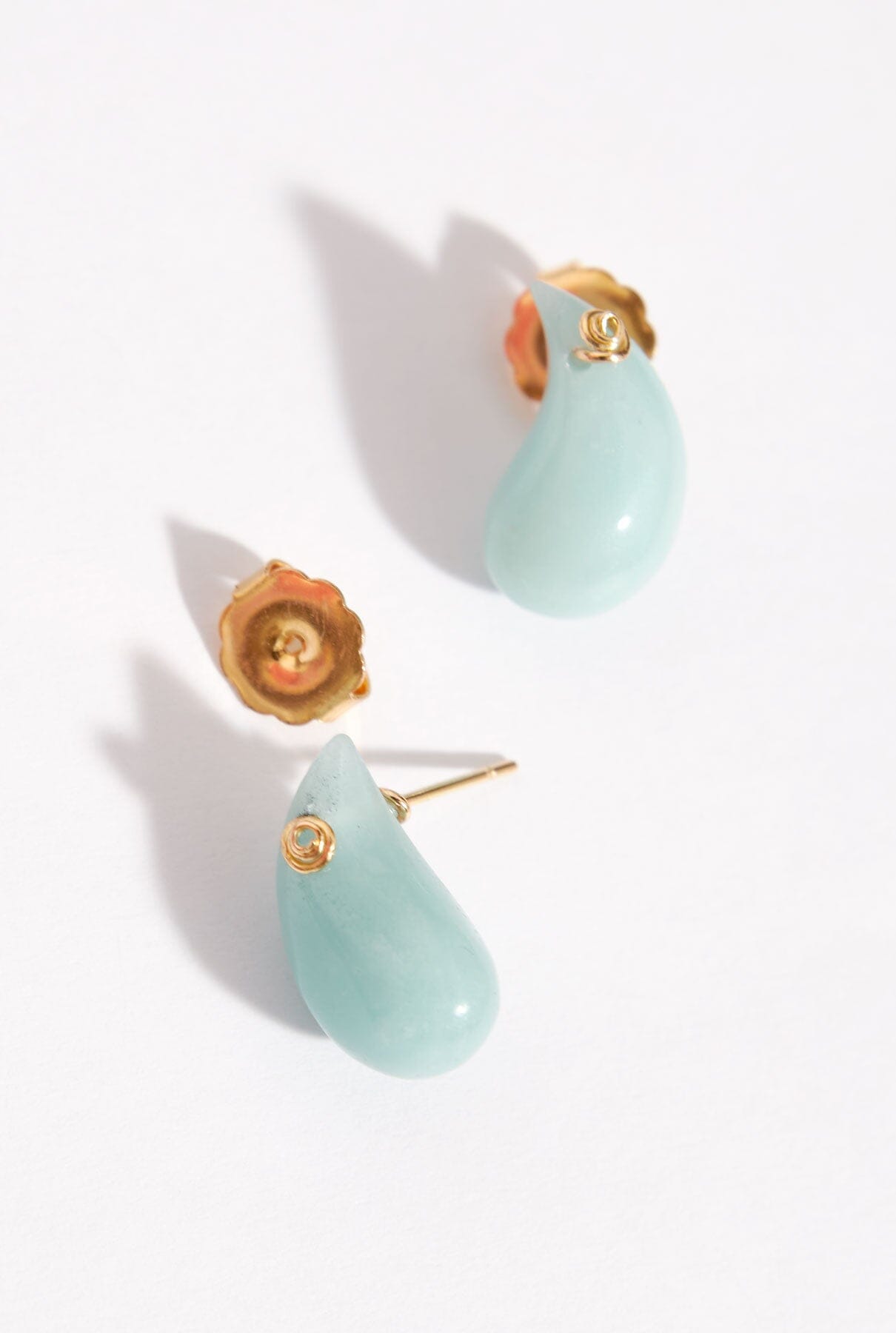 Pendientes presión amazonita Earrings SOYFASCINANTE