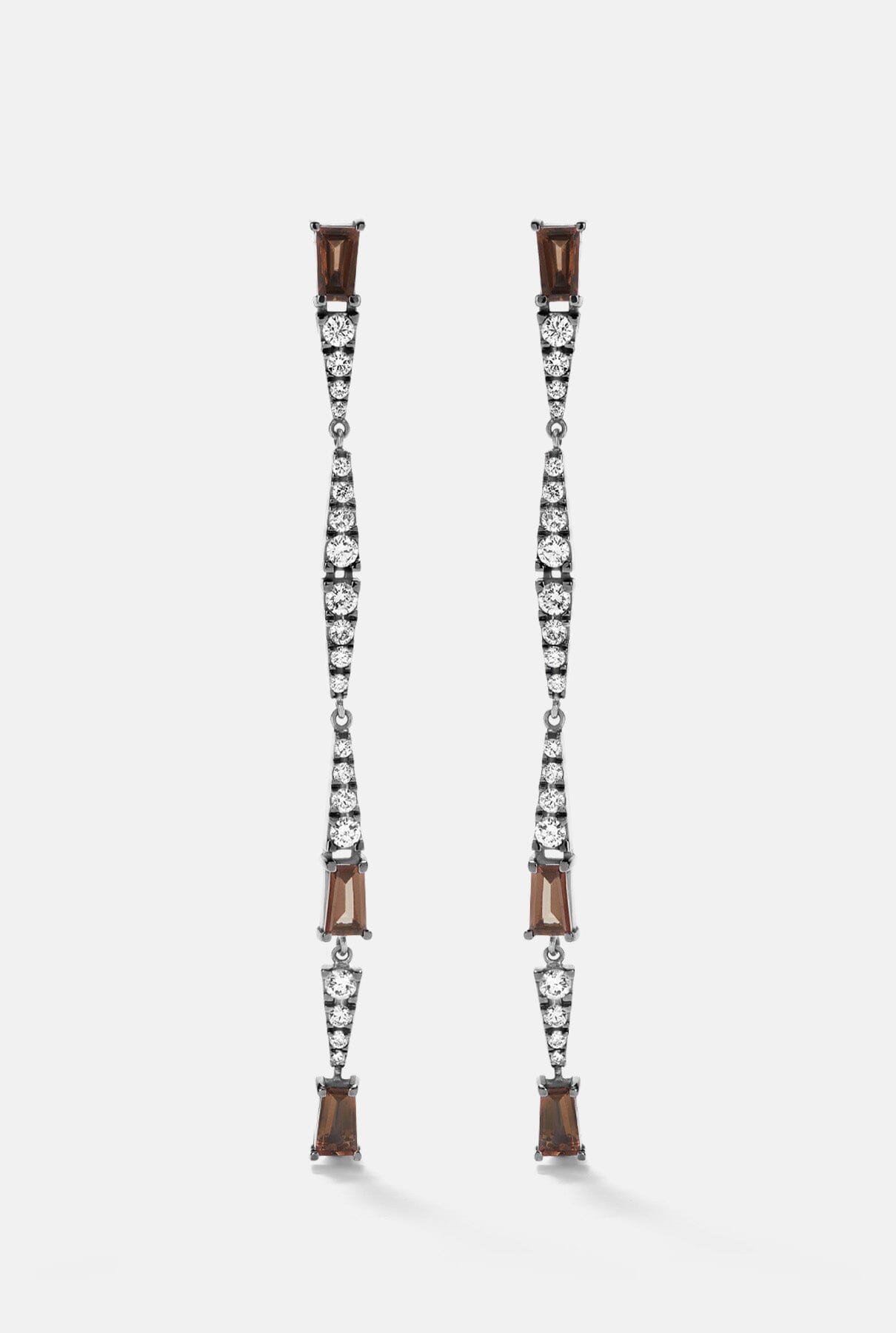 Pendientes Smoky Club Extra Largos Smoky Club Extralong earrings Earrings Gold & Roses