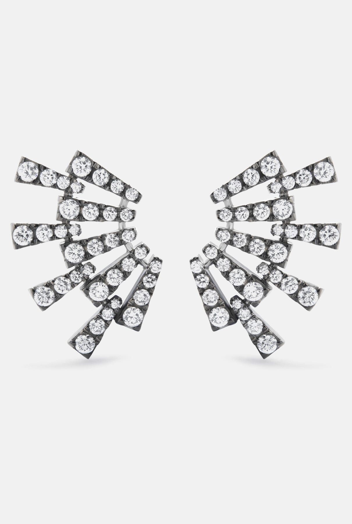 Pendientes Smoky Club L Earrings Gold & Roses