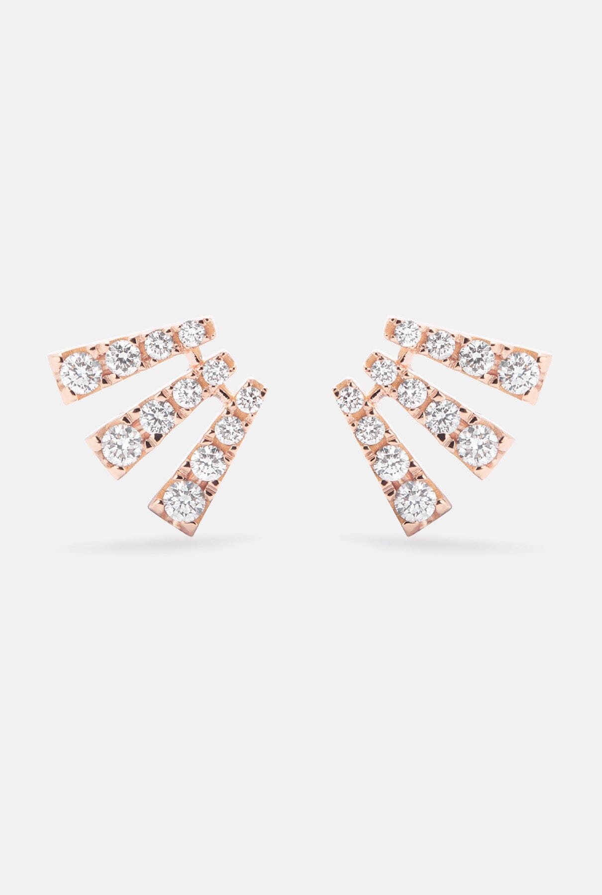 Pendientes Smoky Club S Earrings Gold & Roses