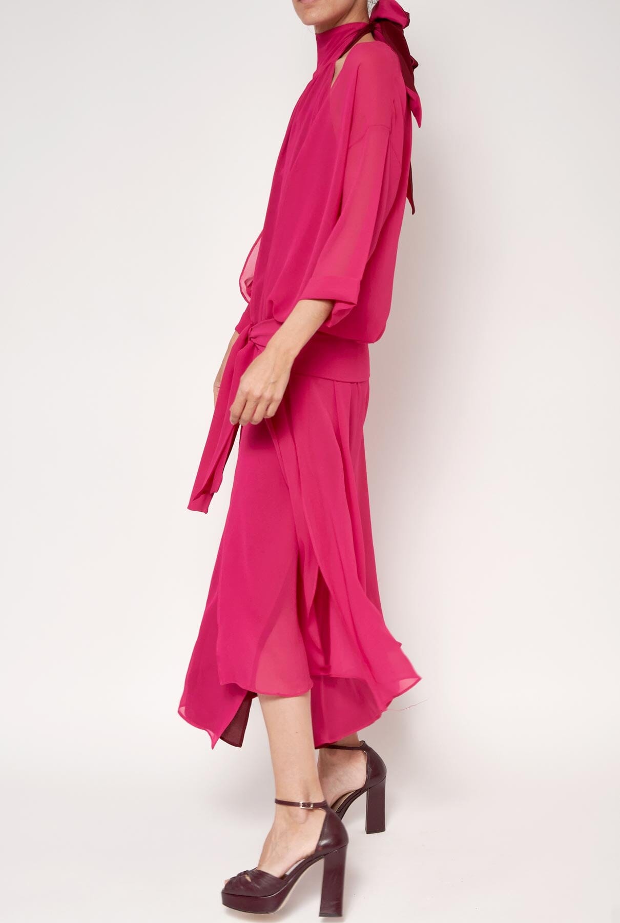 Persefone Overdress Fucsia Capes & shawls Atelier Aletheia