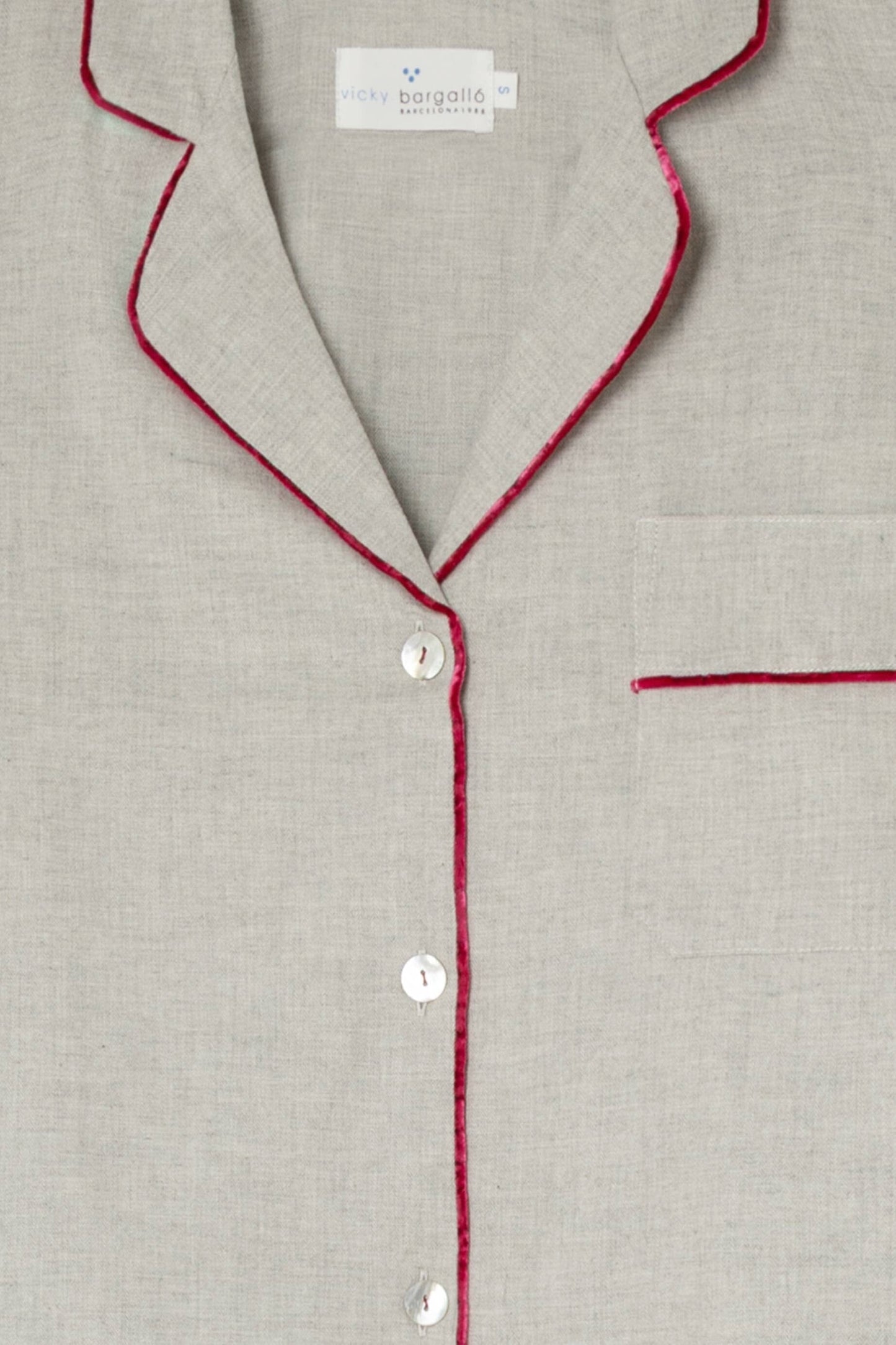 Pijama Mujer Velvet Rosé Pijama de mujer Vicky Bargalló