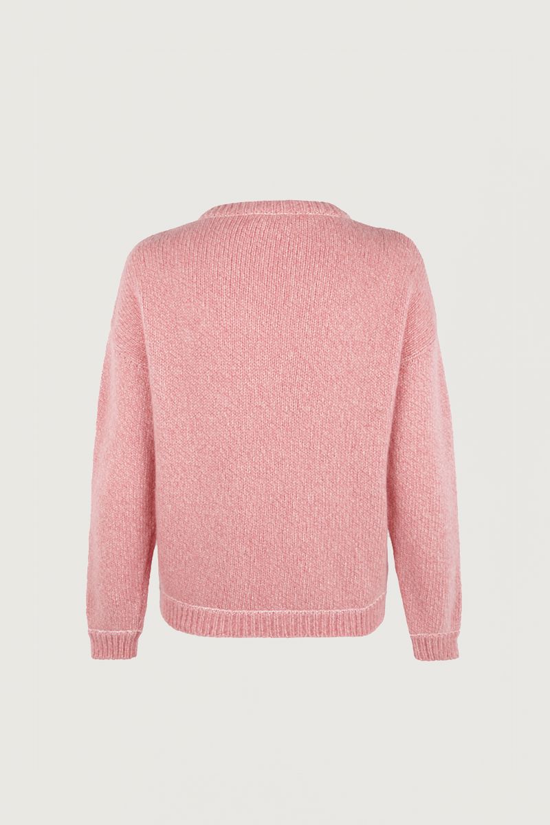 Pink Cozy Sweater Sweaters Amlul
