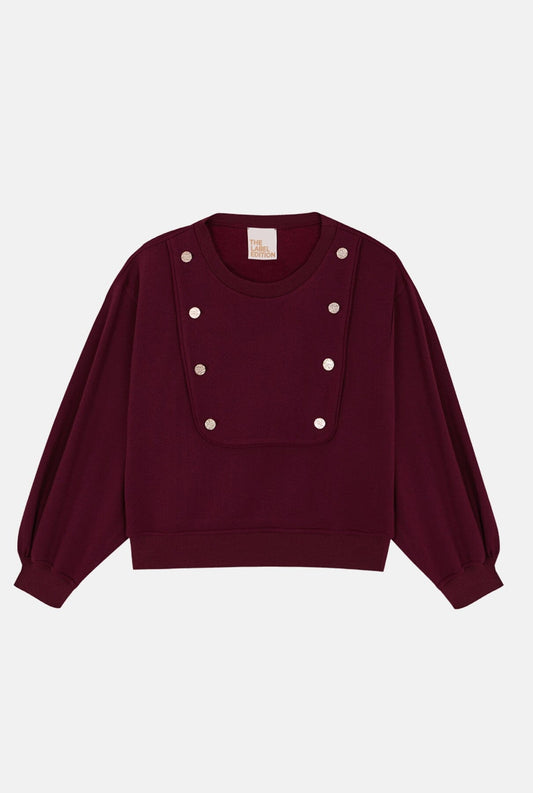 Poppy Sweatshirt Burgundy Sweatshirts The Label Edition 