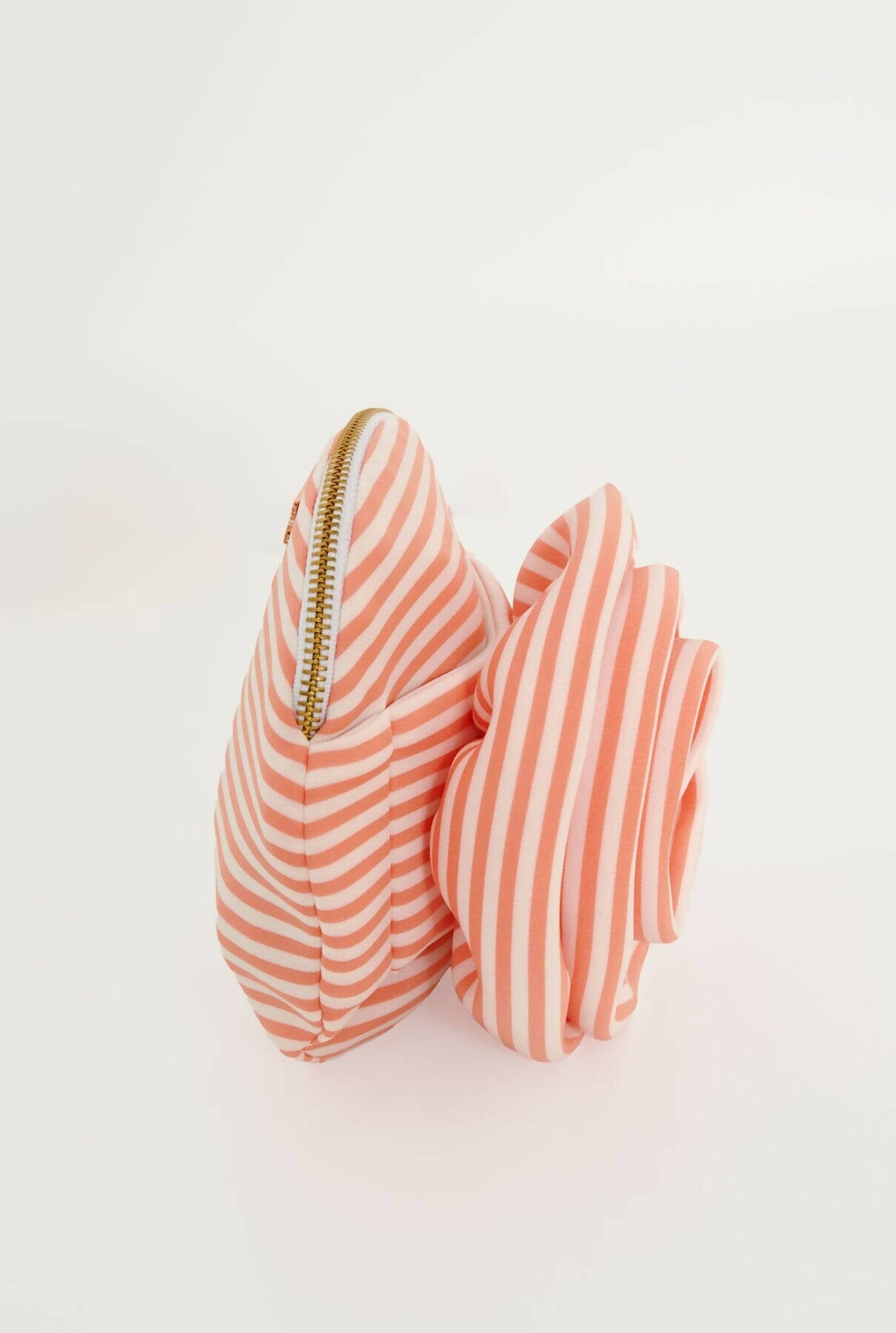 Pulseta neoprene stripes peach Hand bags Celina Martin