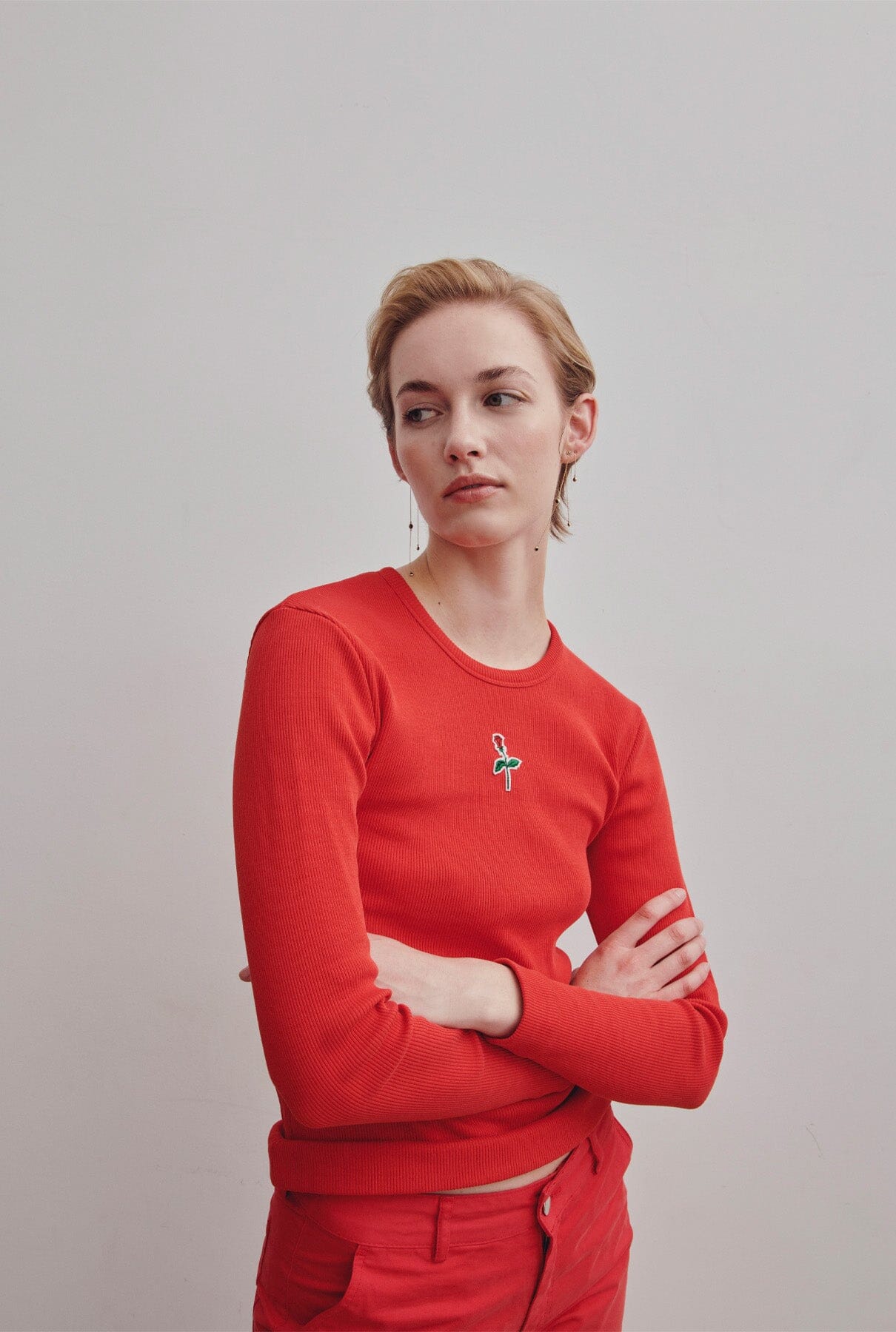 Red Long Tee T-Shirts & tops Ynes Suelves