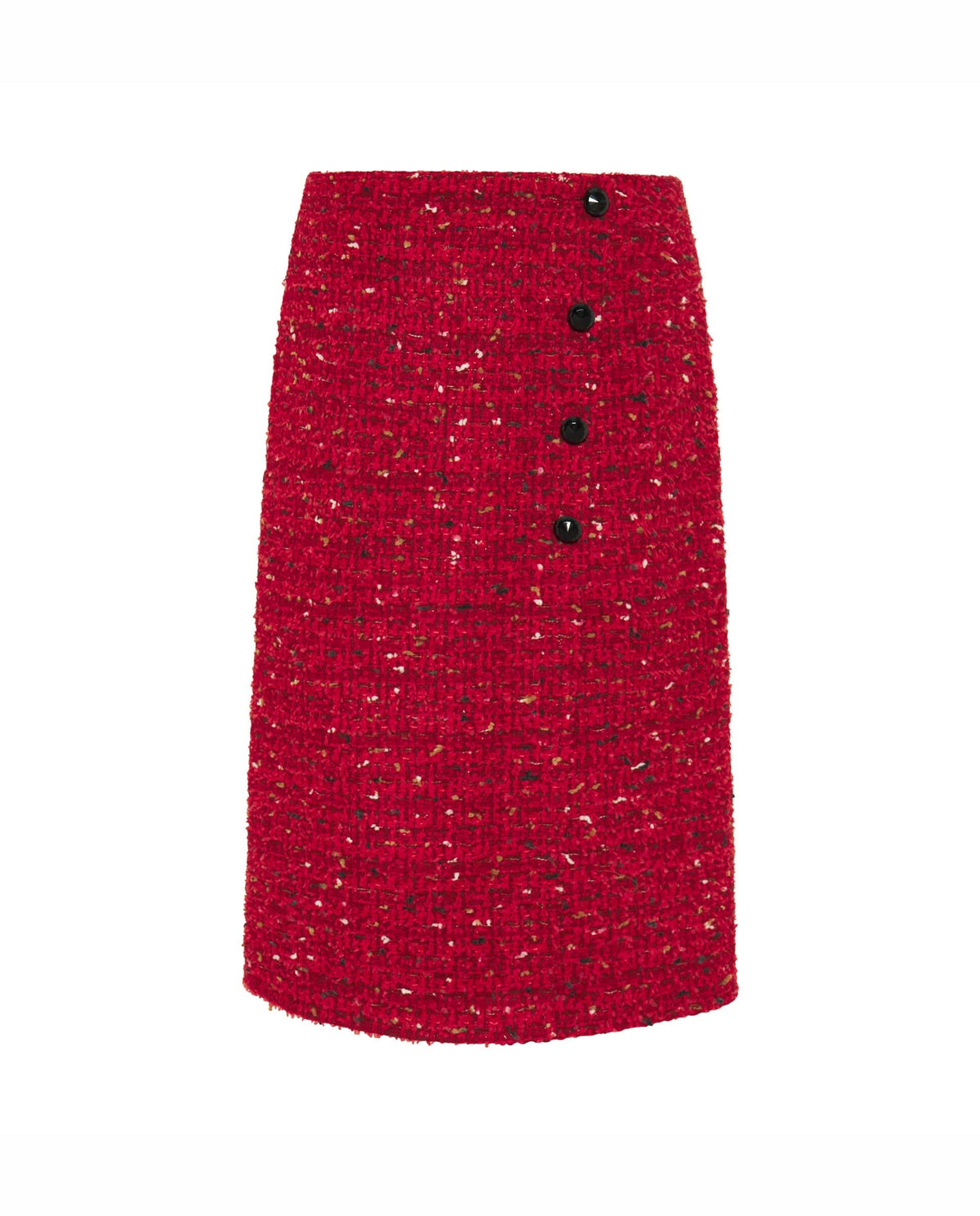 Red Tweed Skirt Skirts Mirto