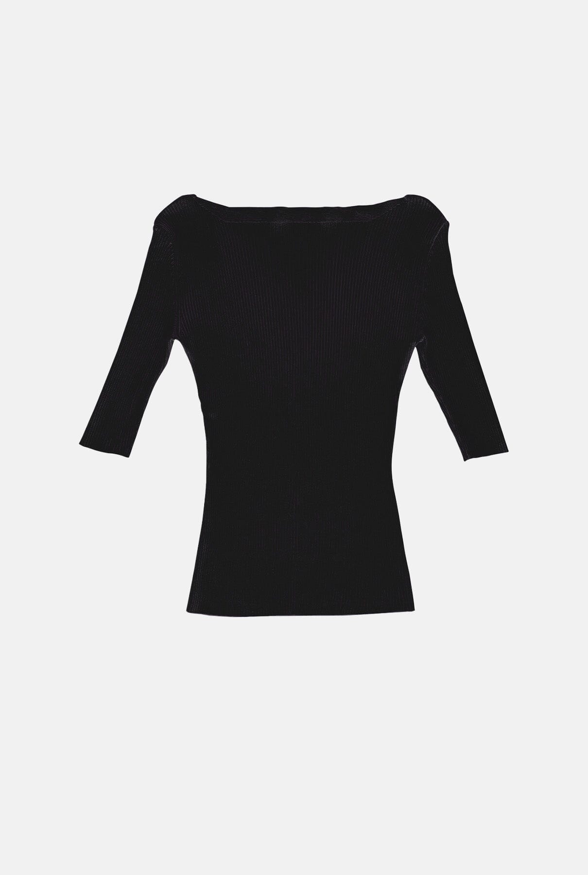 Riva Top Black T-Shirts & tops Carlota Cahis