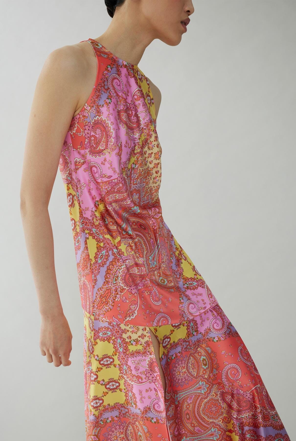 Silk dress halter neck Dresses Tot-Hom