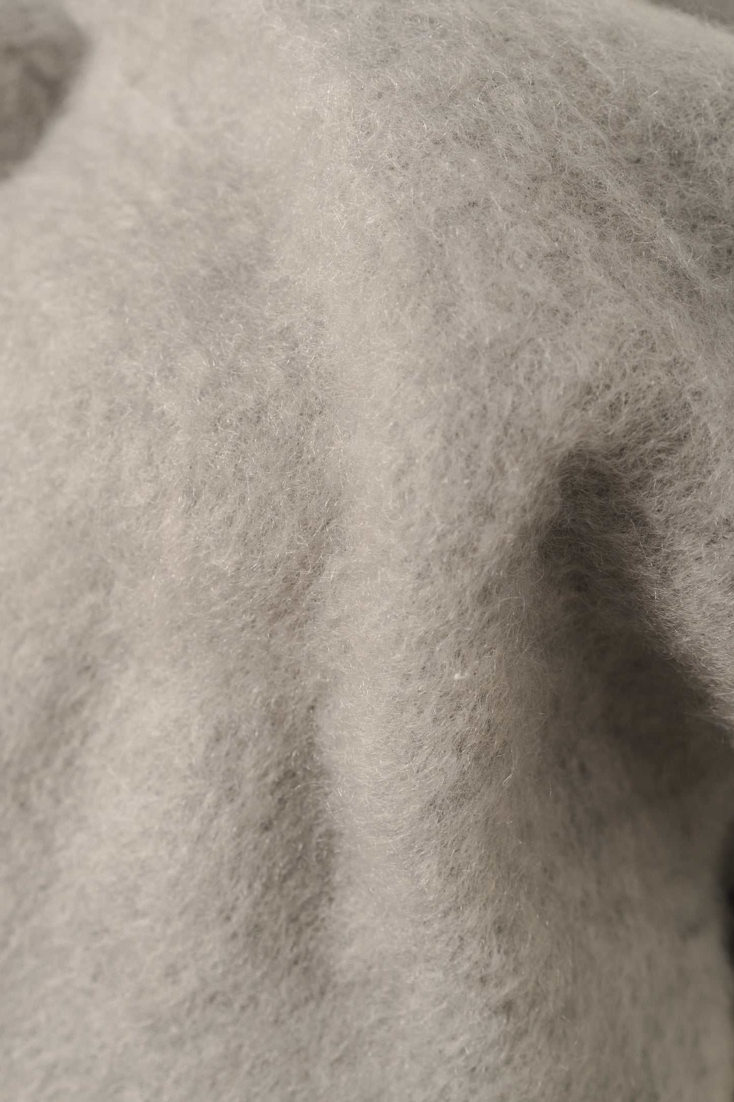Soft Grey Mohair Blanket ELEVAA