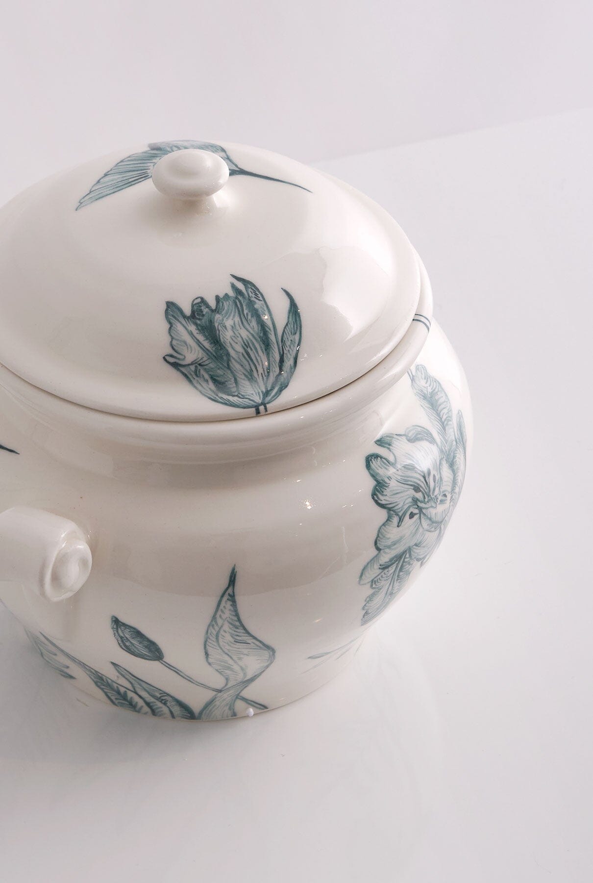 Soup bowl Botanical design Tableware Nuria Blanco Vajillas