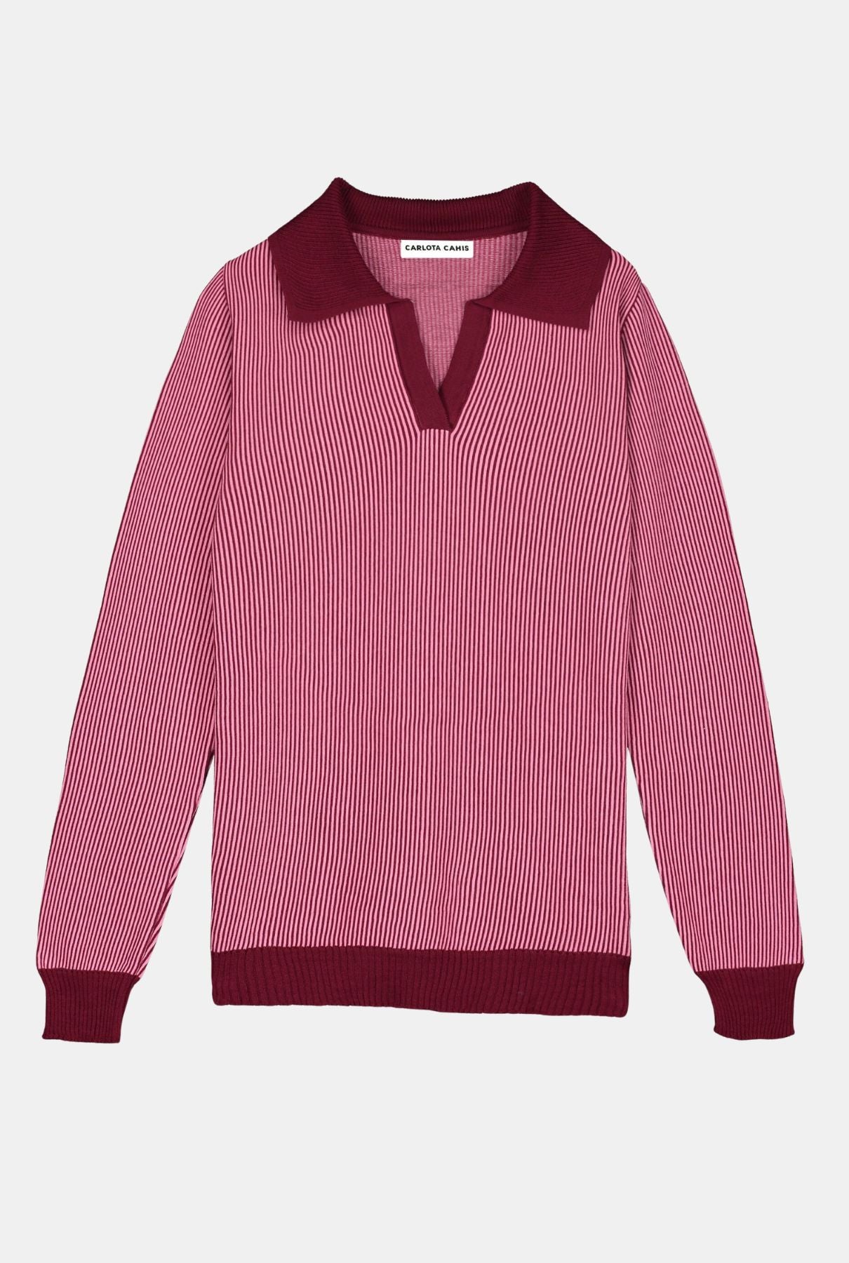 Striped polo Pink Tops and Blouses Carlota Cahis