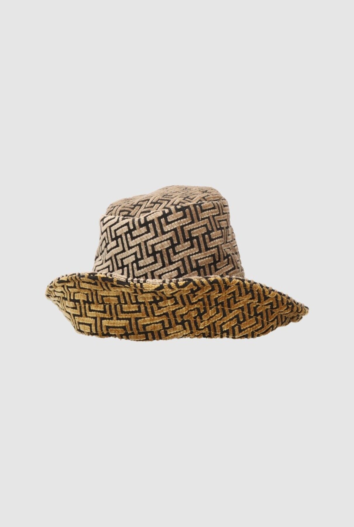 Tetrix Hat Mustard‑Taupe Hat Zahati