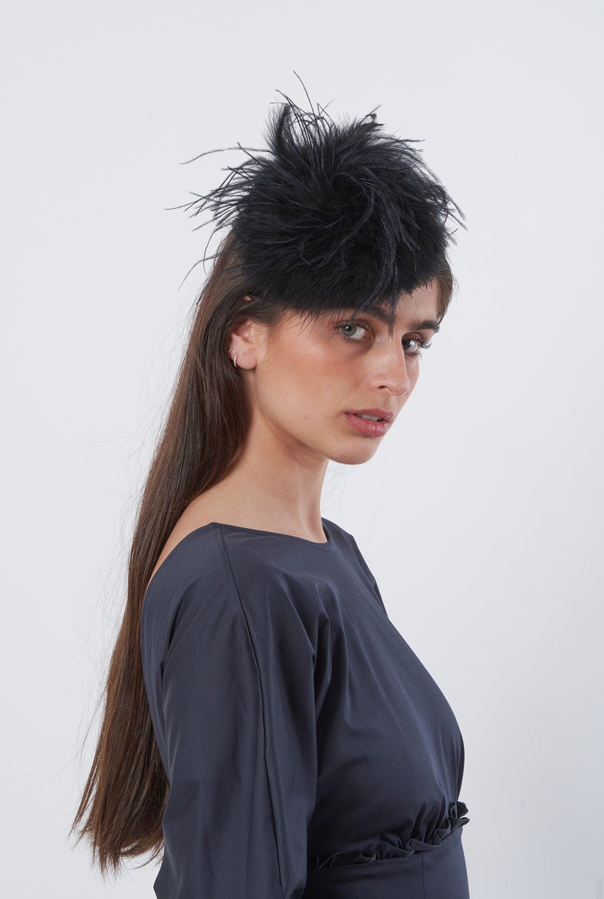 TOCADO BROCHE FLOR DE ORGANZA NUAGE Headband Coterelle