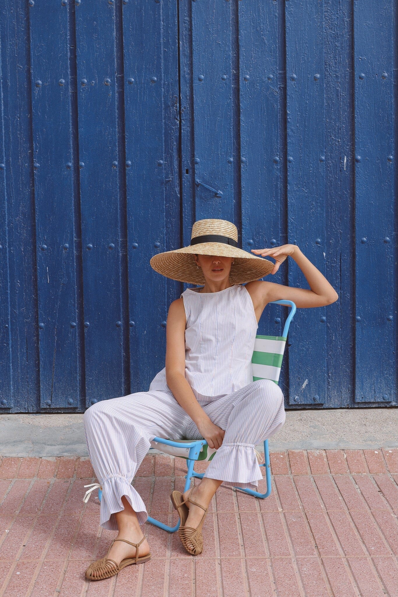 Top Brisa Rayas Azul Shirts & Tops IPA BRAND