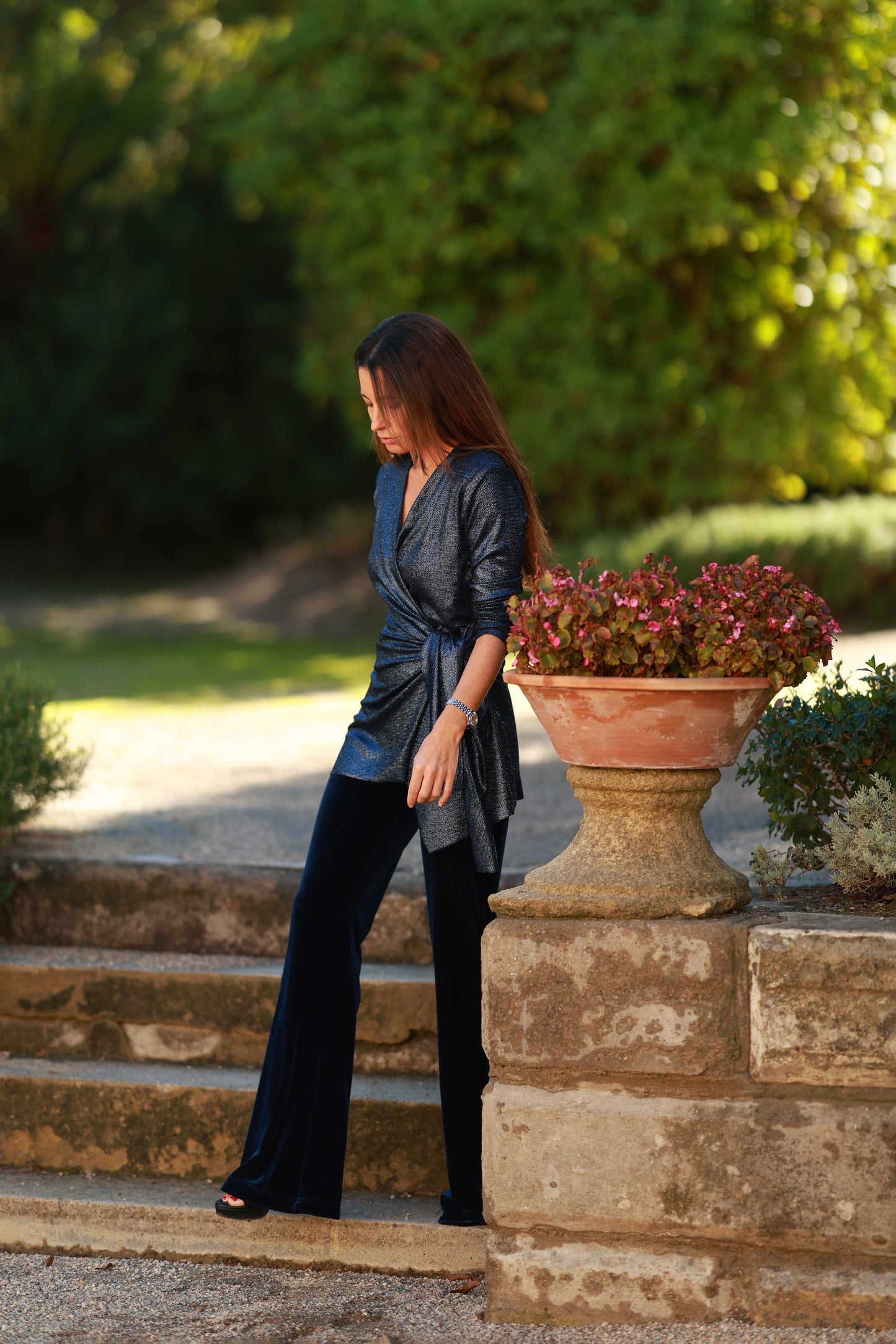 TOP CRUZADO LIRIO LARGO Tops and Blouses Elisa Cortés