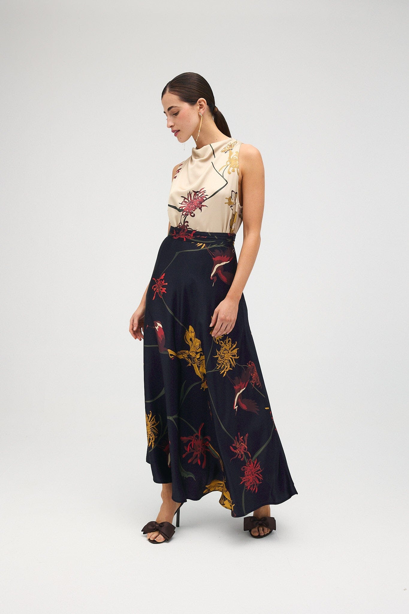 Top Sofía Flora Marfil Top Galcon Studio