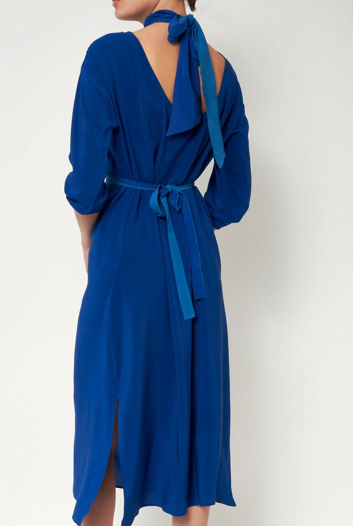 Valentina Blue Dress Natural Dye - Pre Order Dresses Atelier Aletheia
