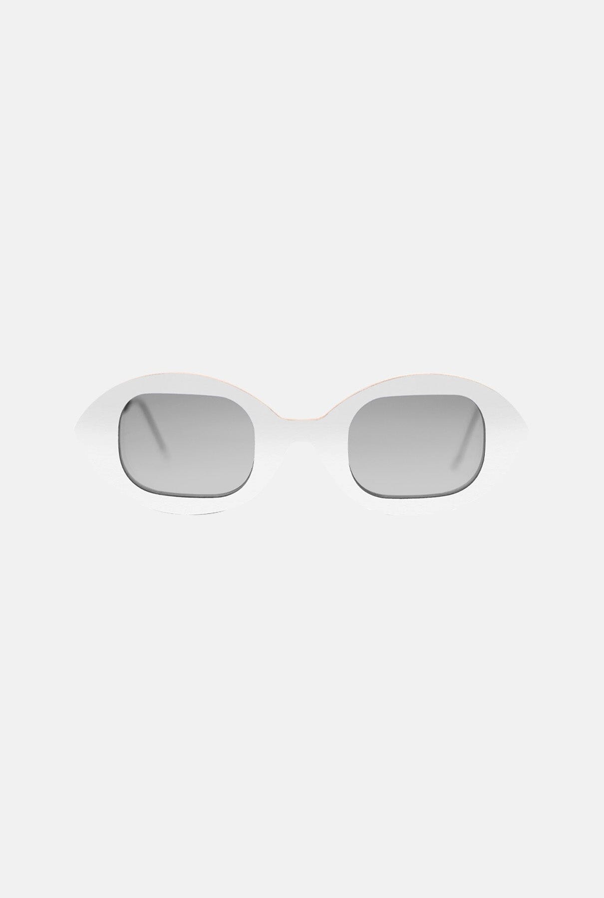 Vassily White High Gloss Sunglasses NINA MUR