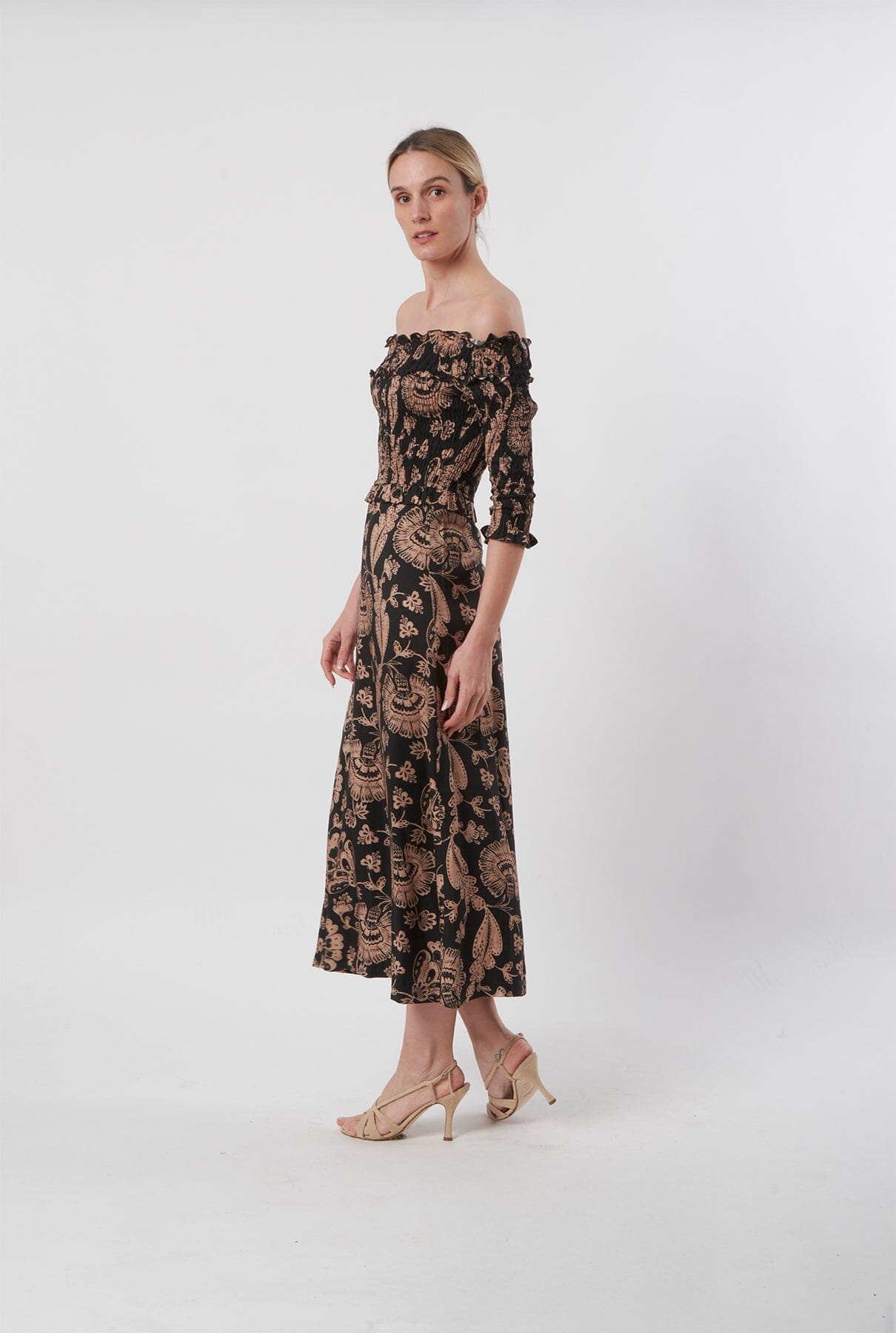 Vestido Bardot Noir Dresses Vano Studio