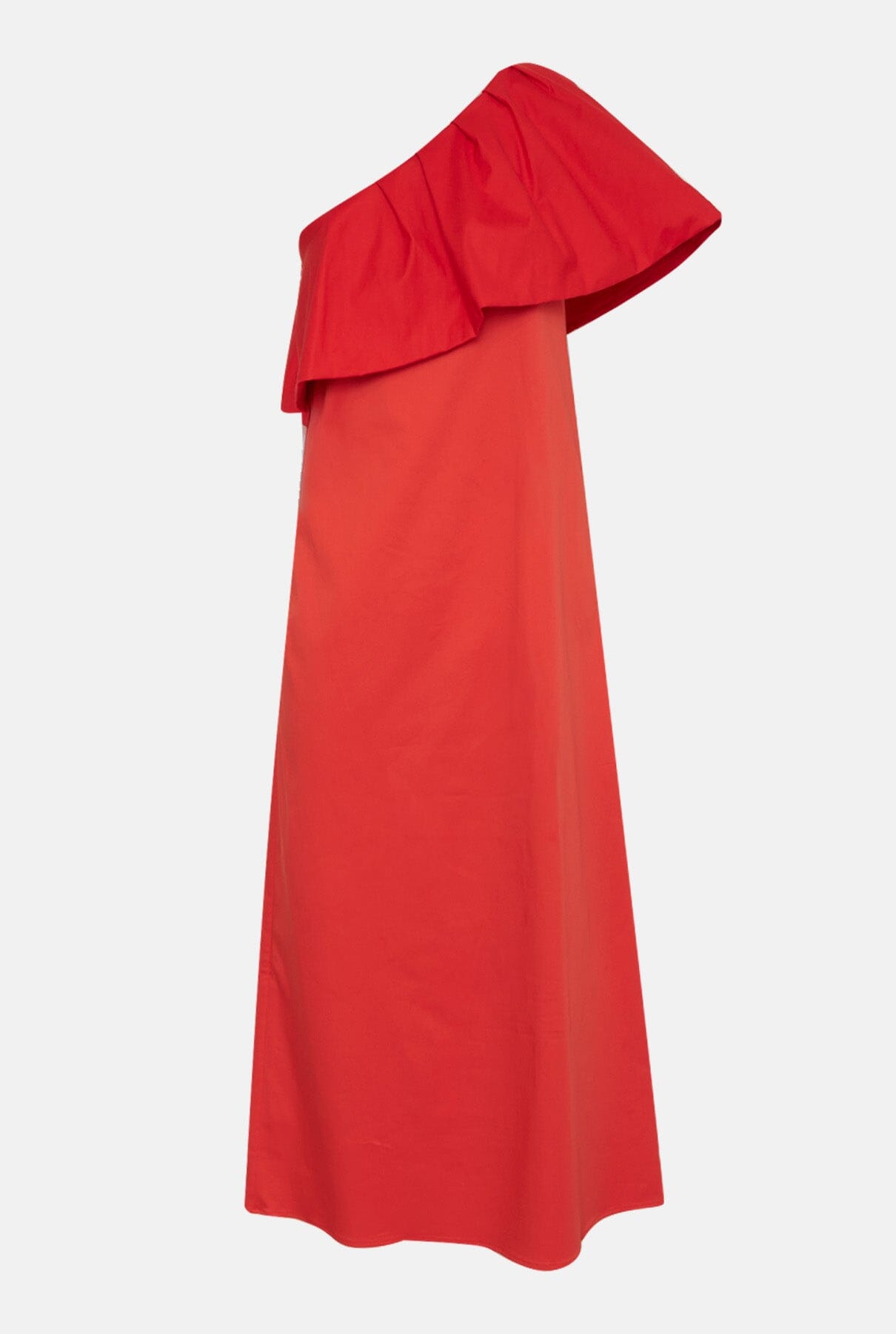 Vestido con volante - rojo Dresses Miguel Marinero