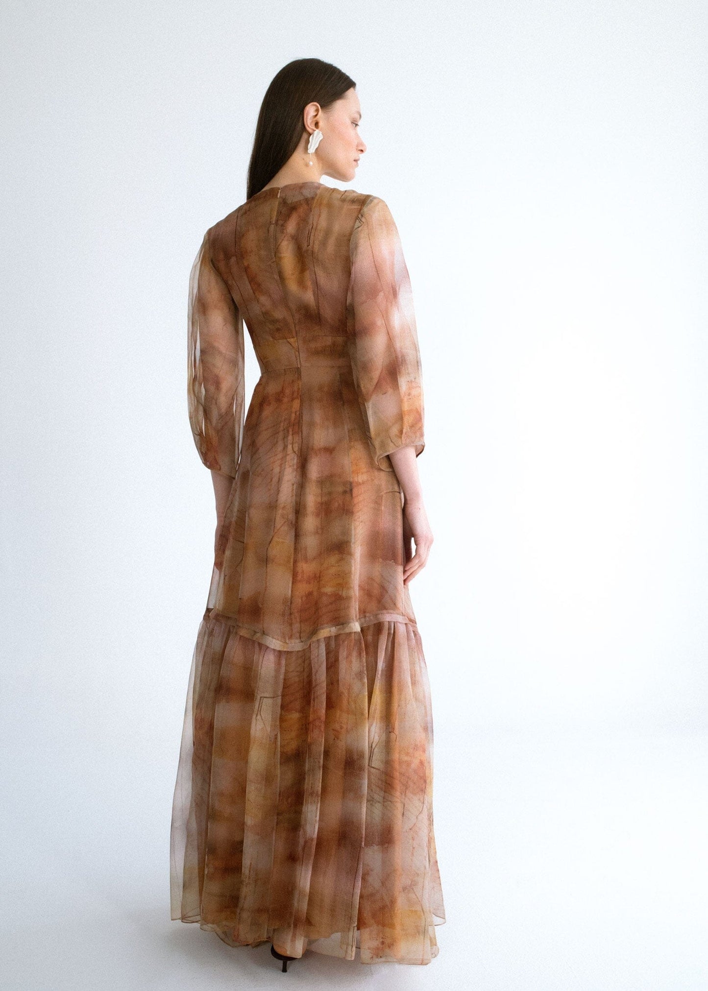 Vestido largo estampado Dresses Miguel Marinero