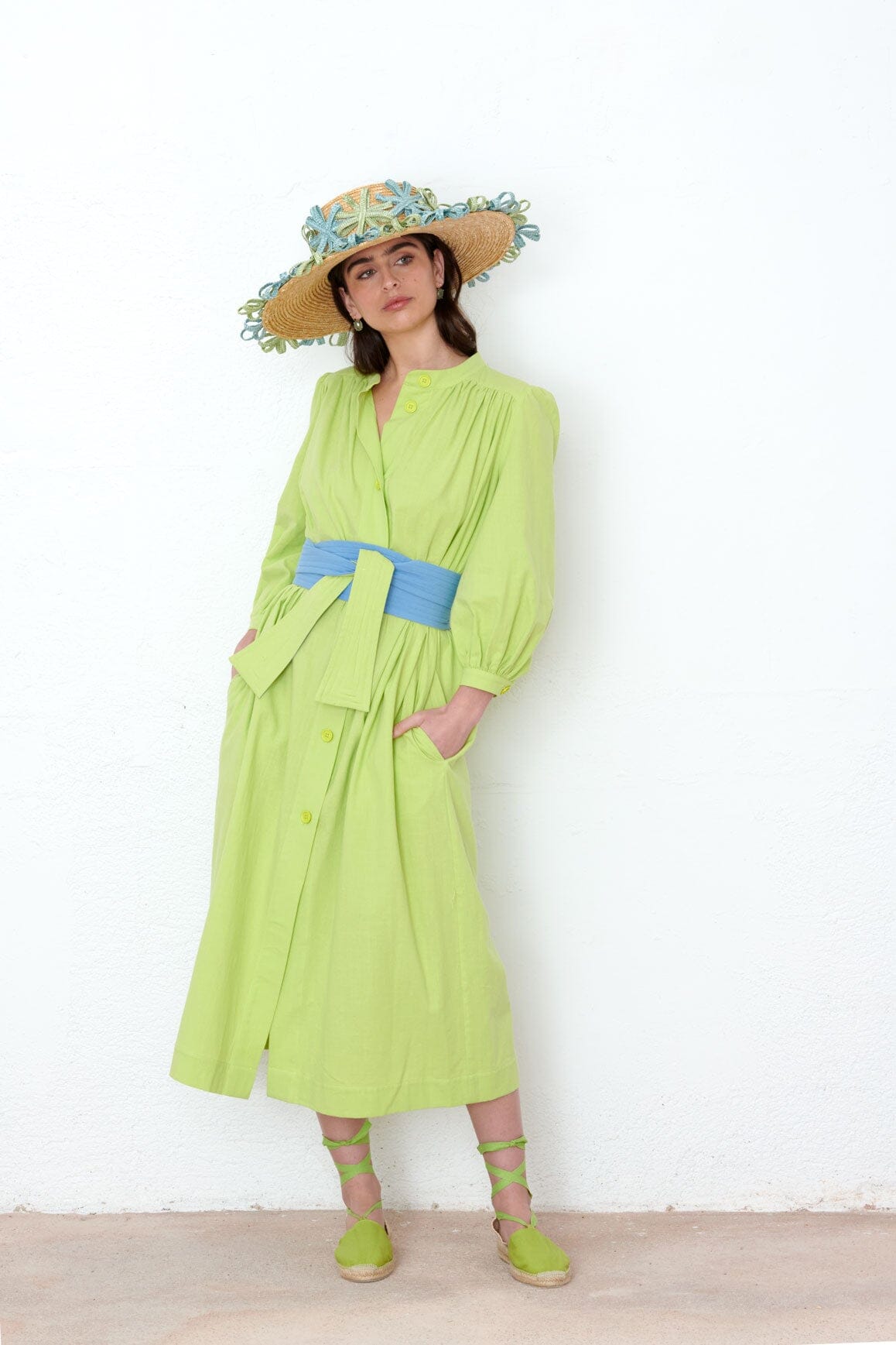 Vestido Margarita verde Dresses SOYFASCINANTE