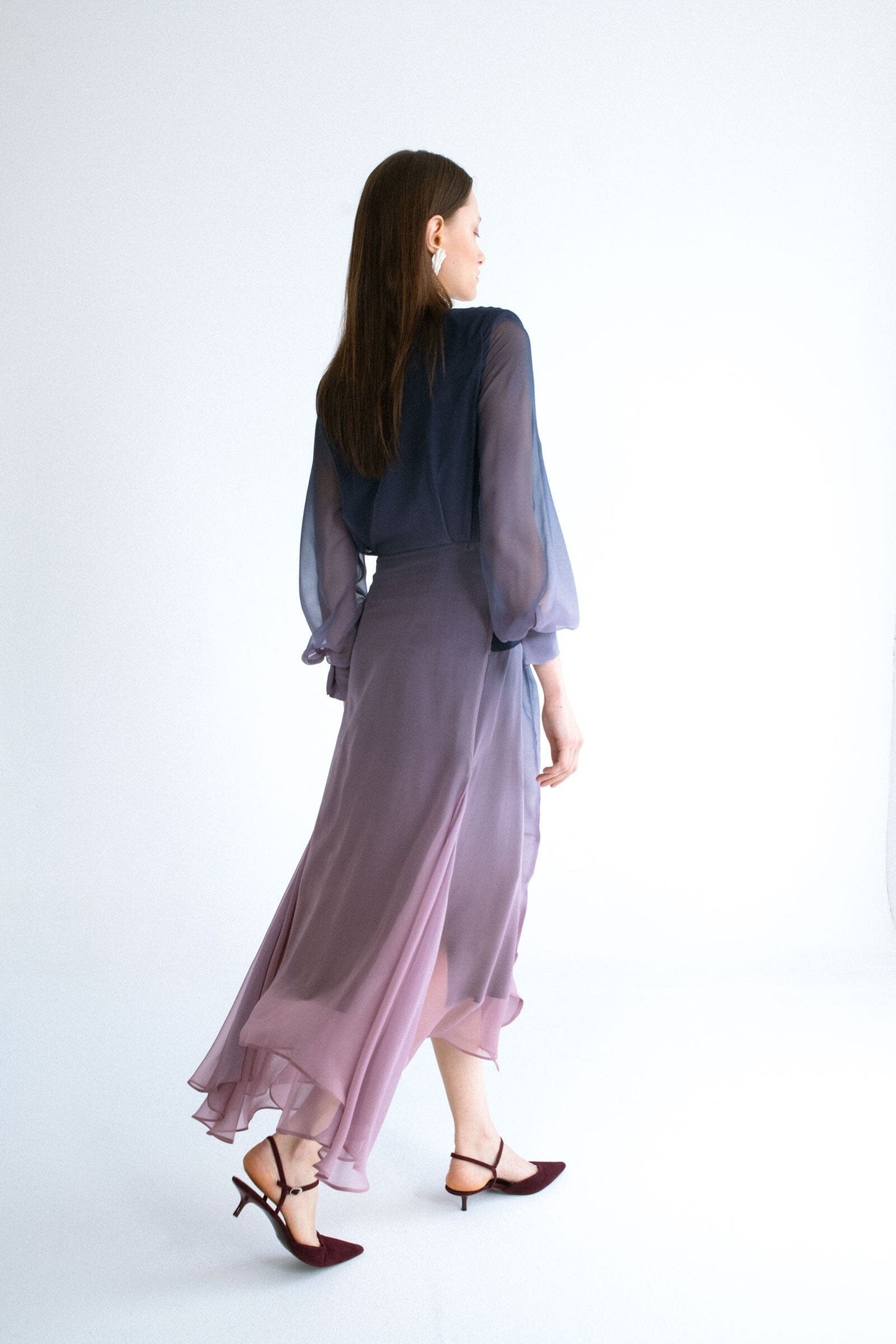 Vestido midi lazada rose navy Vestidos Miguel Marinero