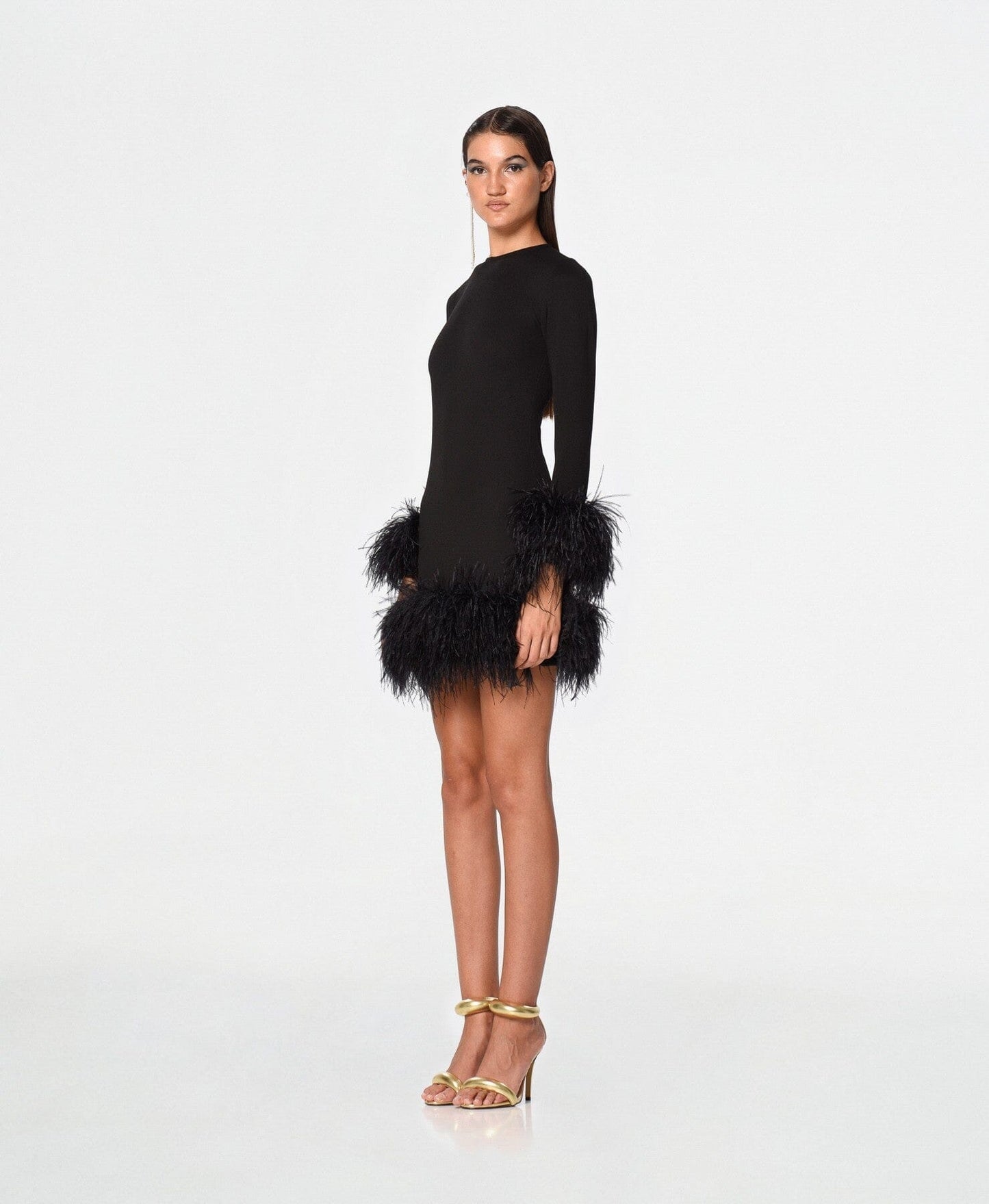 Vestido Negro Mini Bianca Dresses CLARO Couture