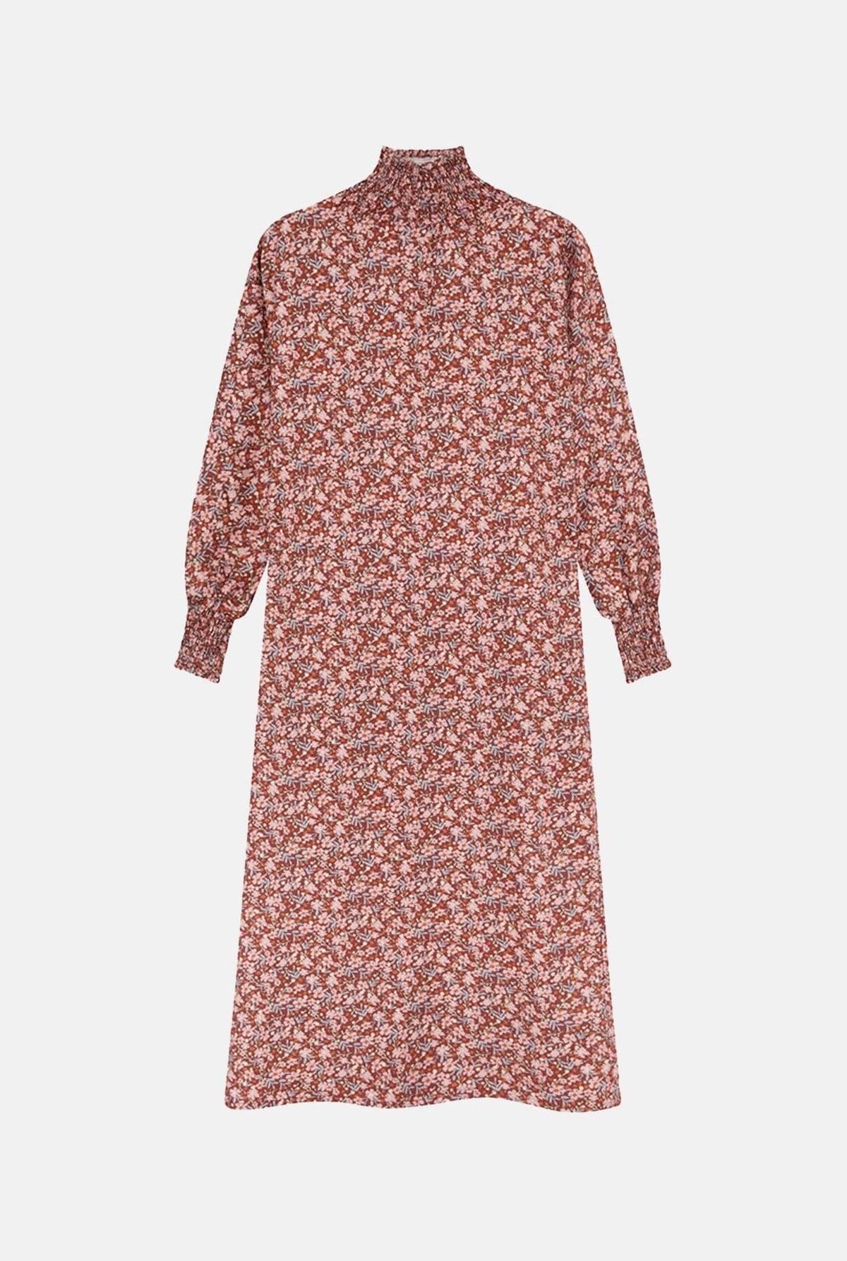 Vestido Patricia Largo Flores Granates Dresses Julise Magon