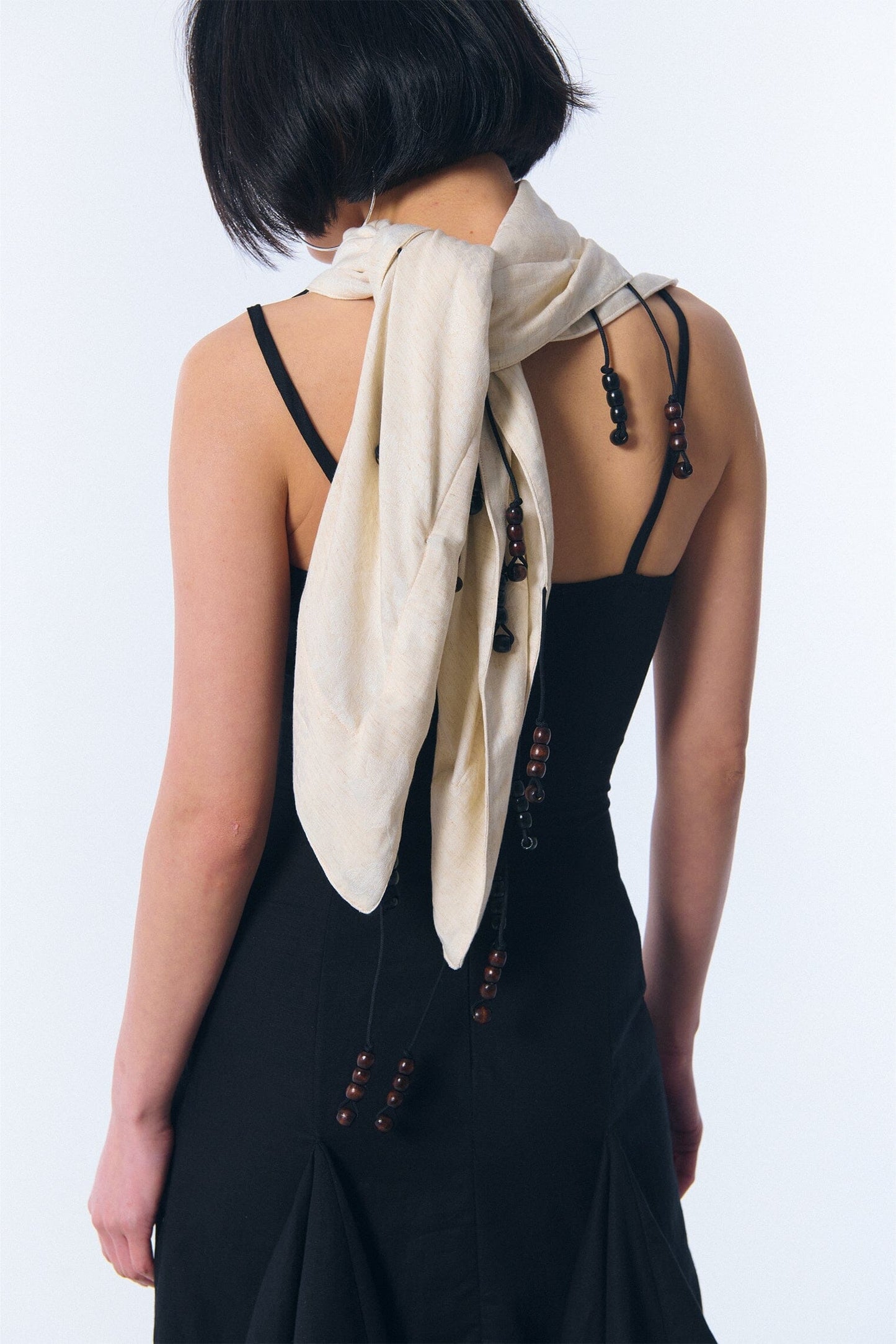 Vestido "tendal" en lino negro Dresses E.R.A.X.