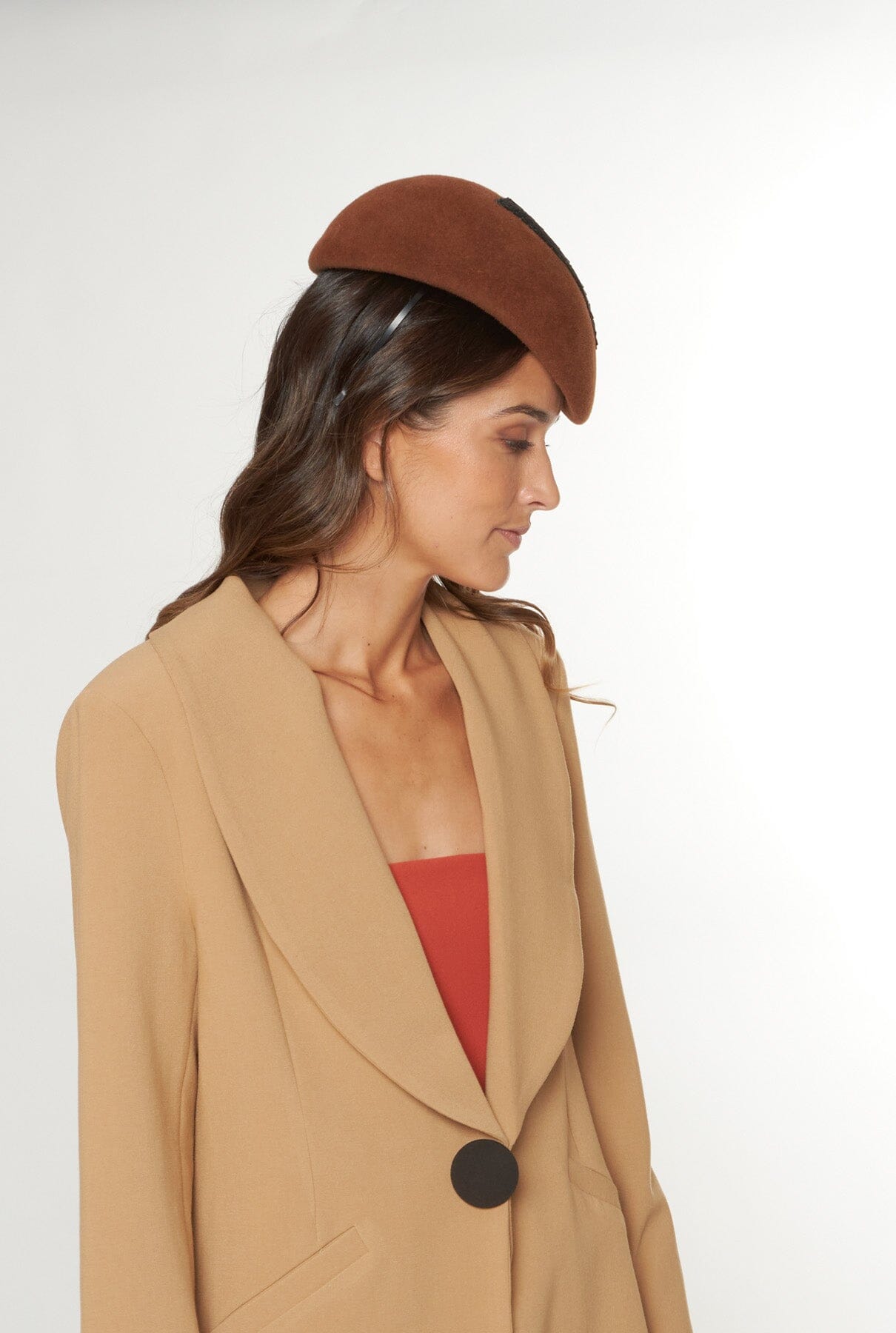 Viola Brown Headpieces Nana Golmar