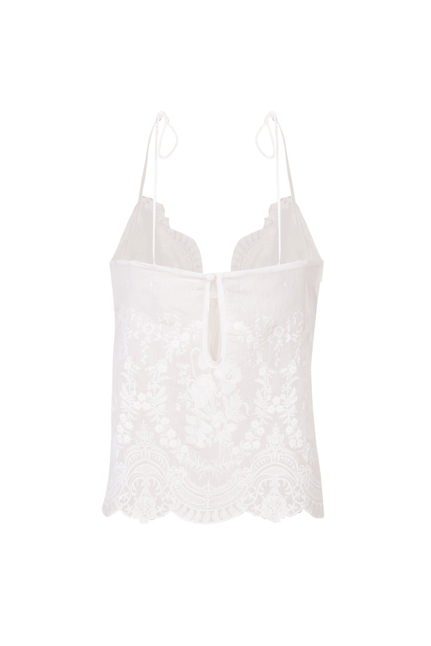 White Lace Top Shirts & Tops PALOMO SPAIN