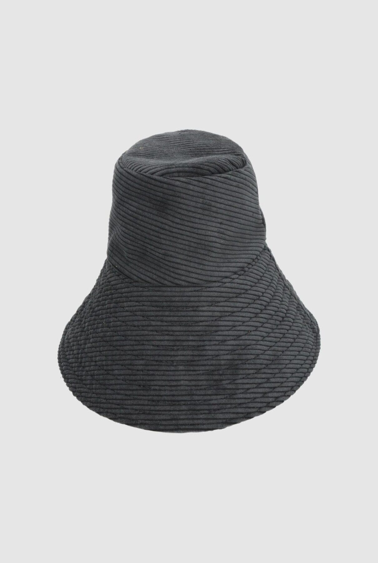 Yoyo Corduroy Hat Black Hat Zahati