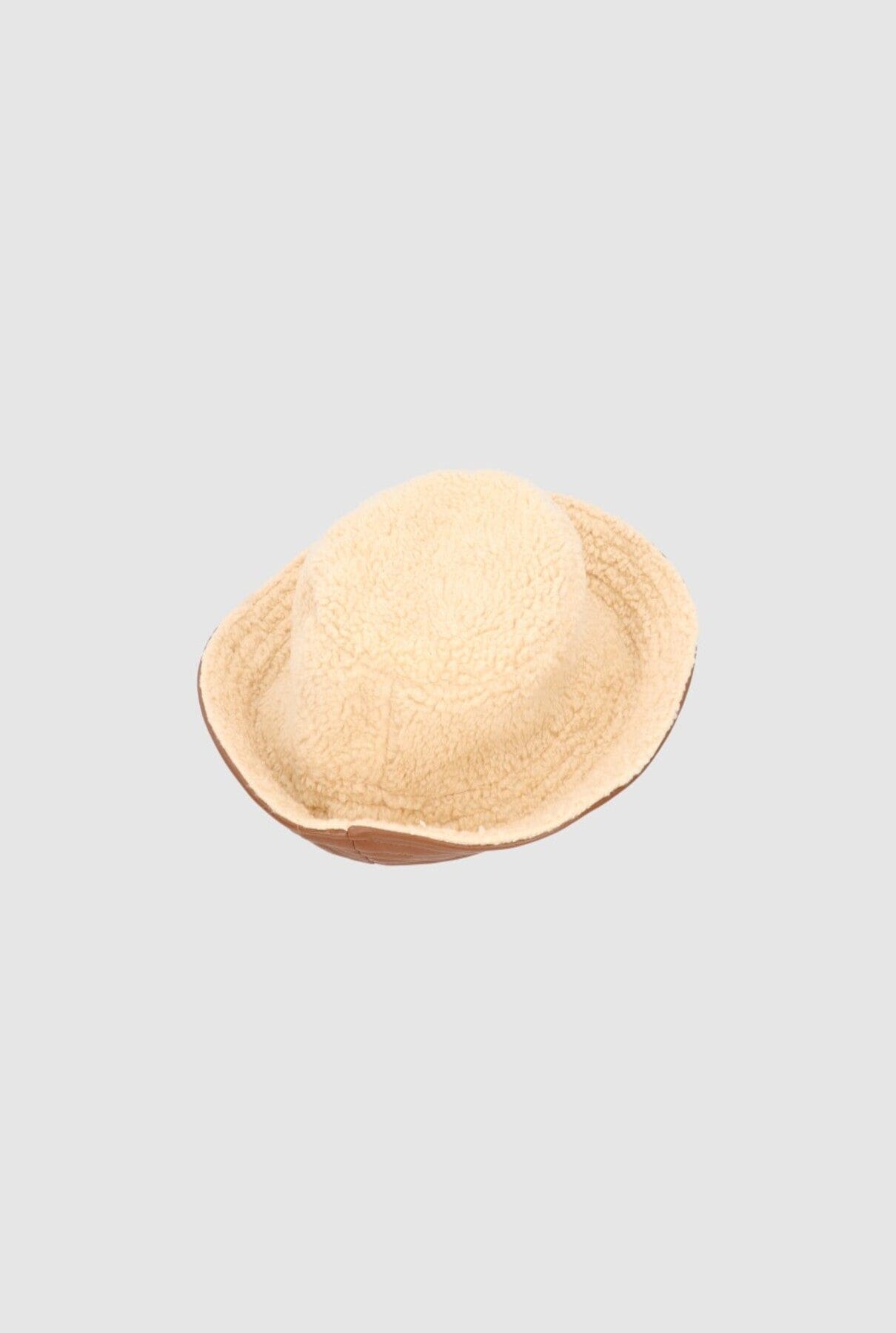 Yoyo Leather Hat Brown Hat Zahati