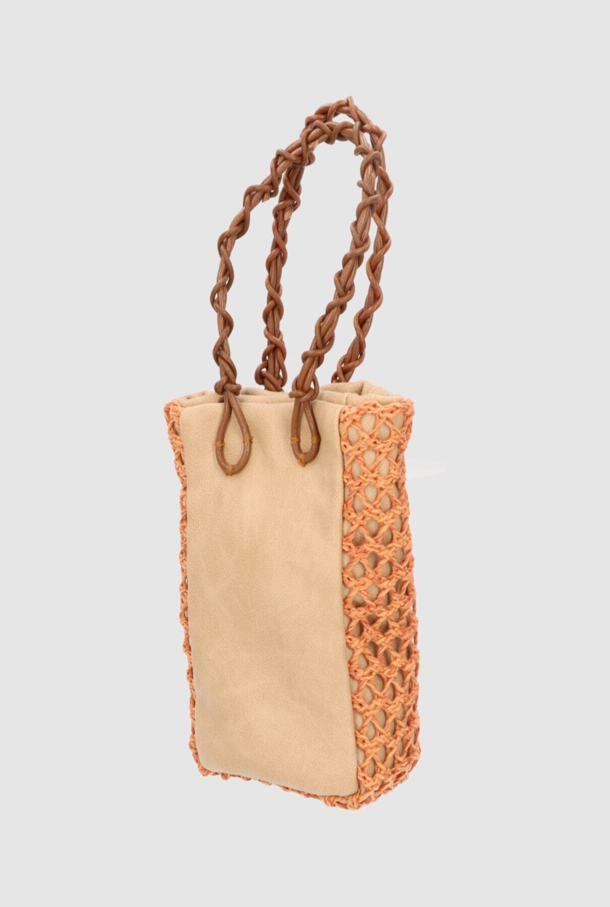 Zigzag Mini Bag Camel + Rust Crossbody bags Zahati