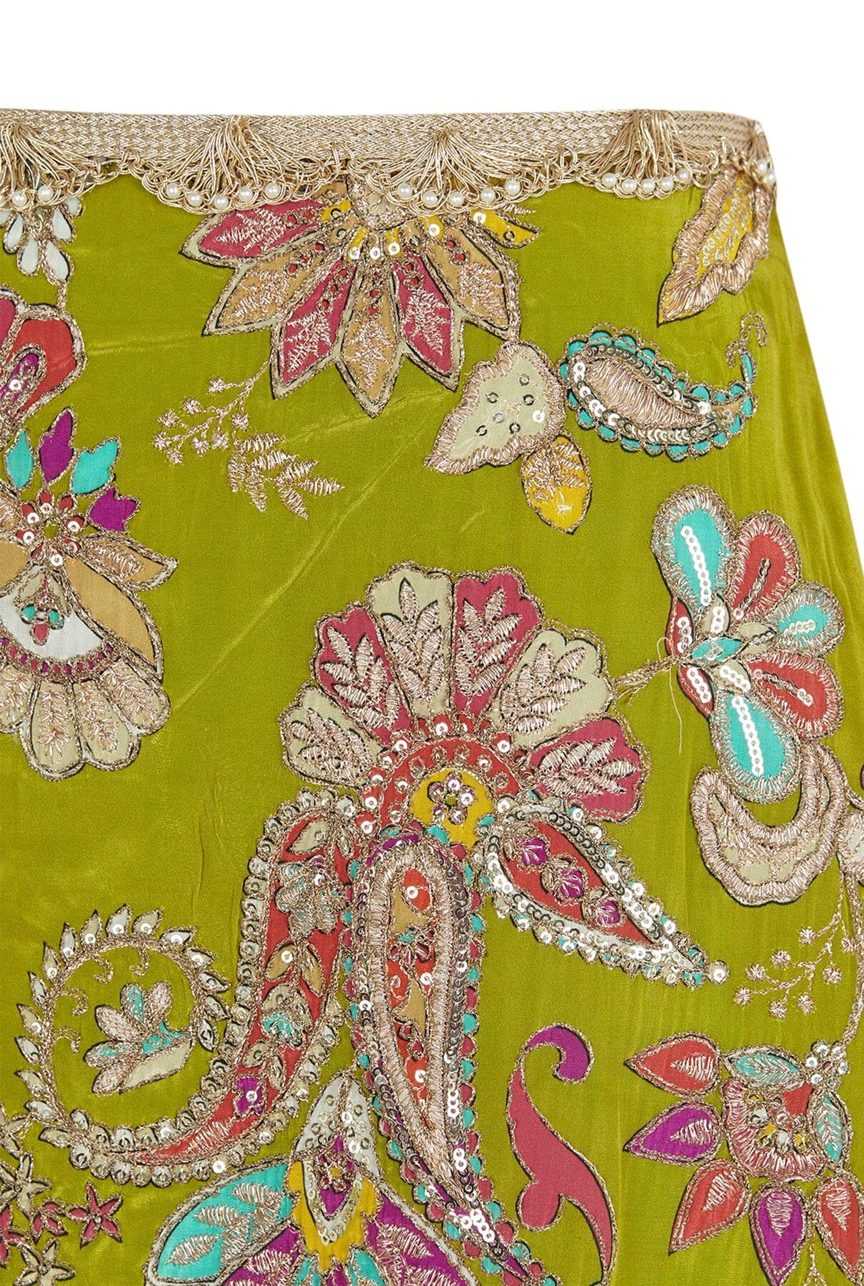 Zinnia Lime Skirt Skirts Leyre Doueil