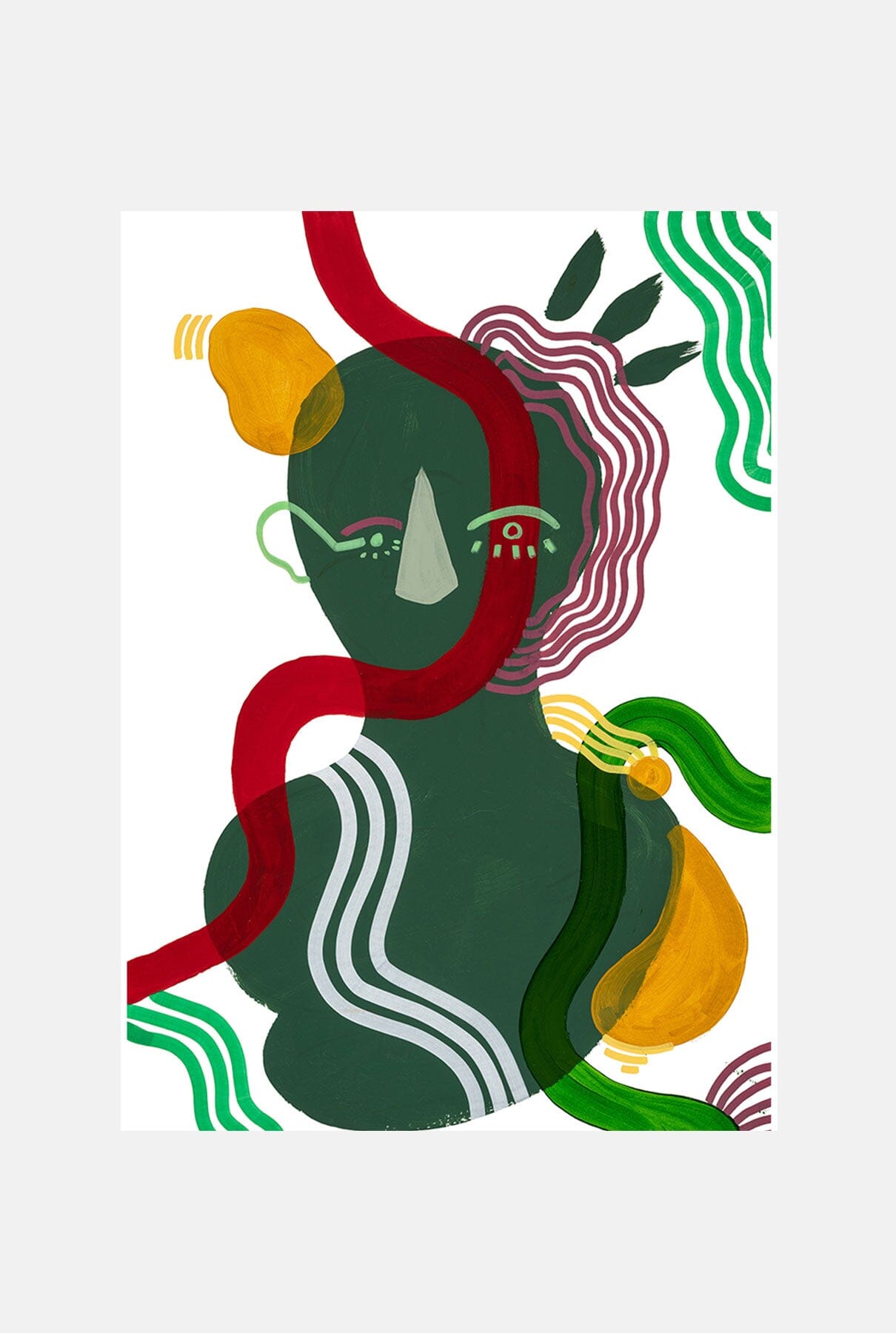 AceitTRES Paintings Máscaraqueespalda