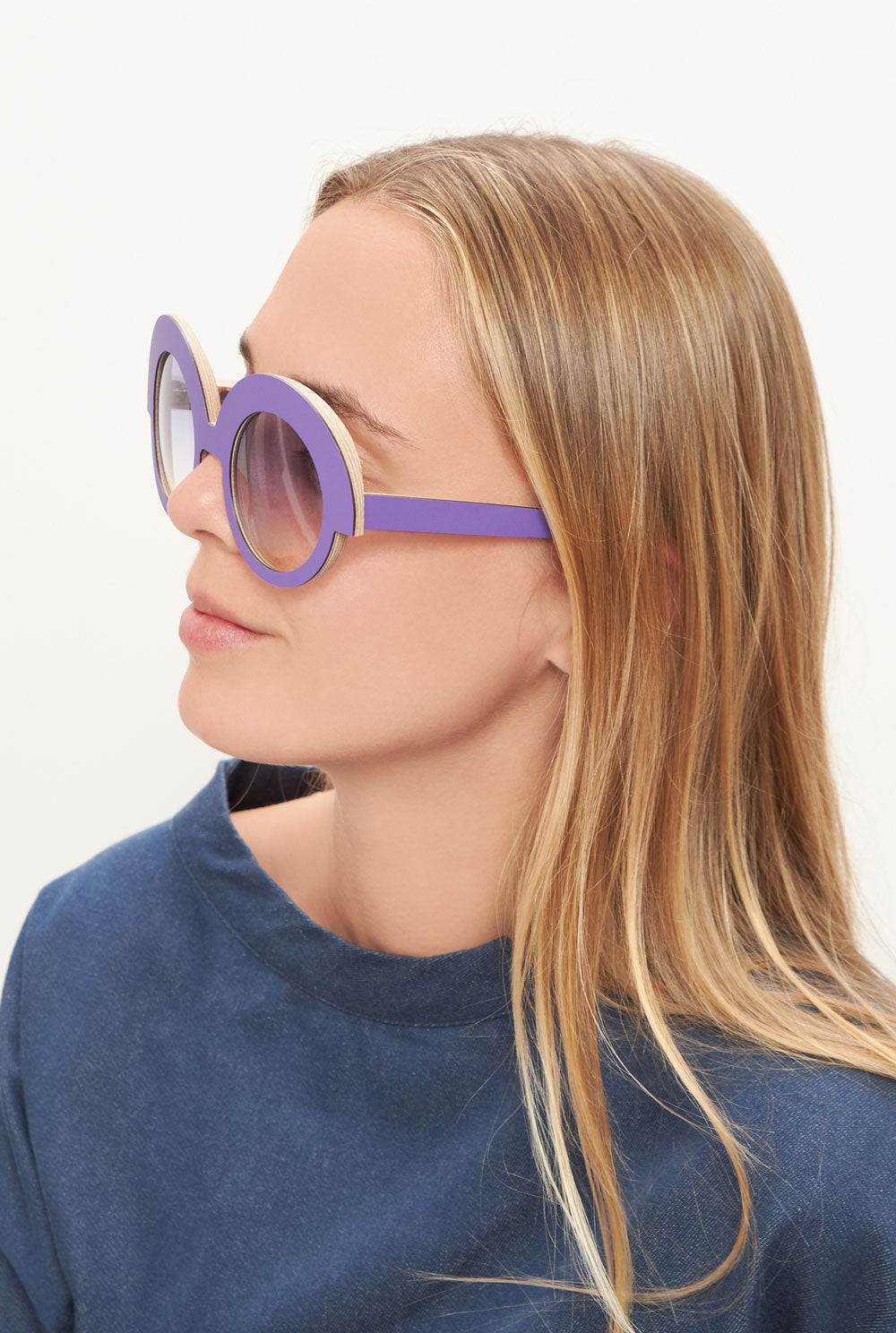 Akoya Pearl Oriental Blue Gafas de sol NINA MUR