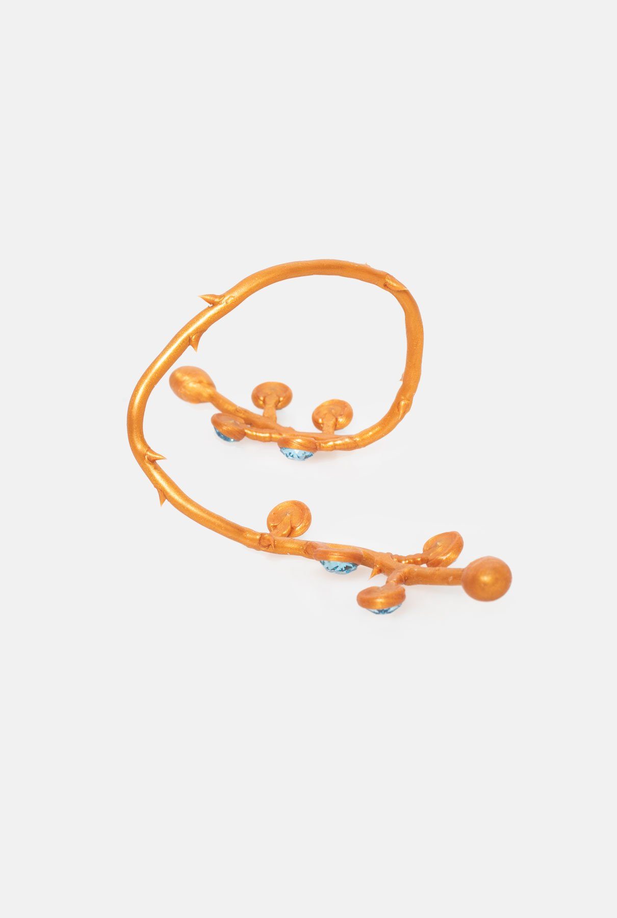 Brazalete rama cristal azul bracelet Joaquin Blanco