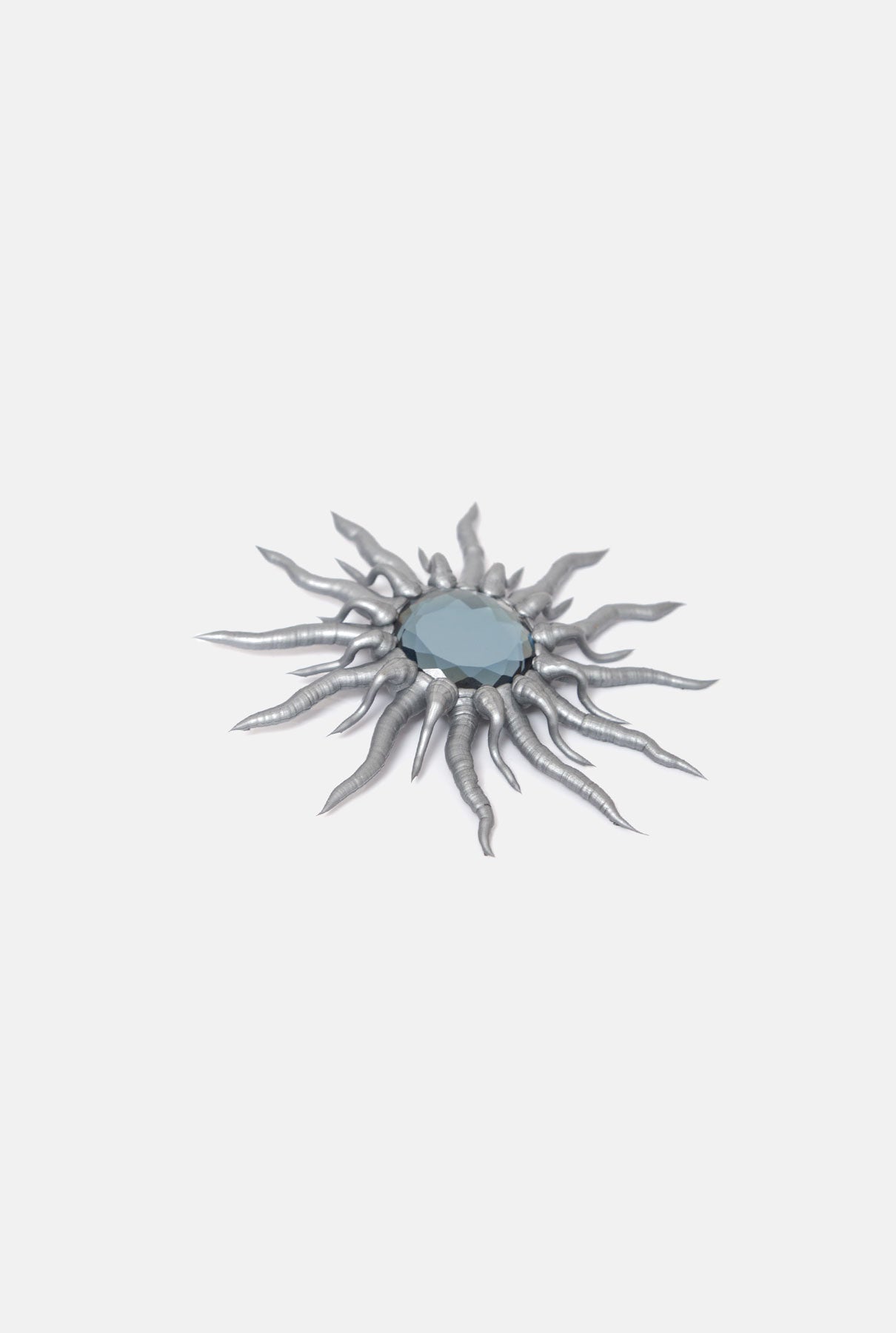 Broche sol silver grey Brooch Joaquin Blanco